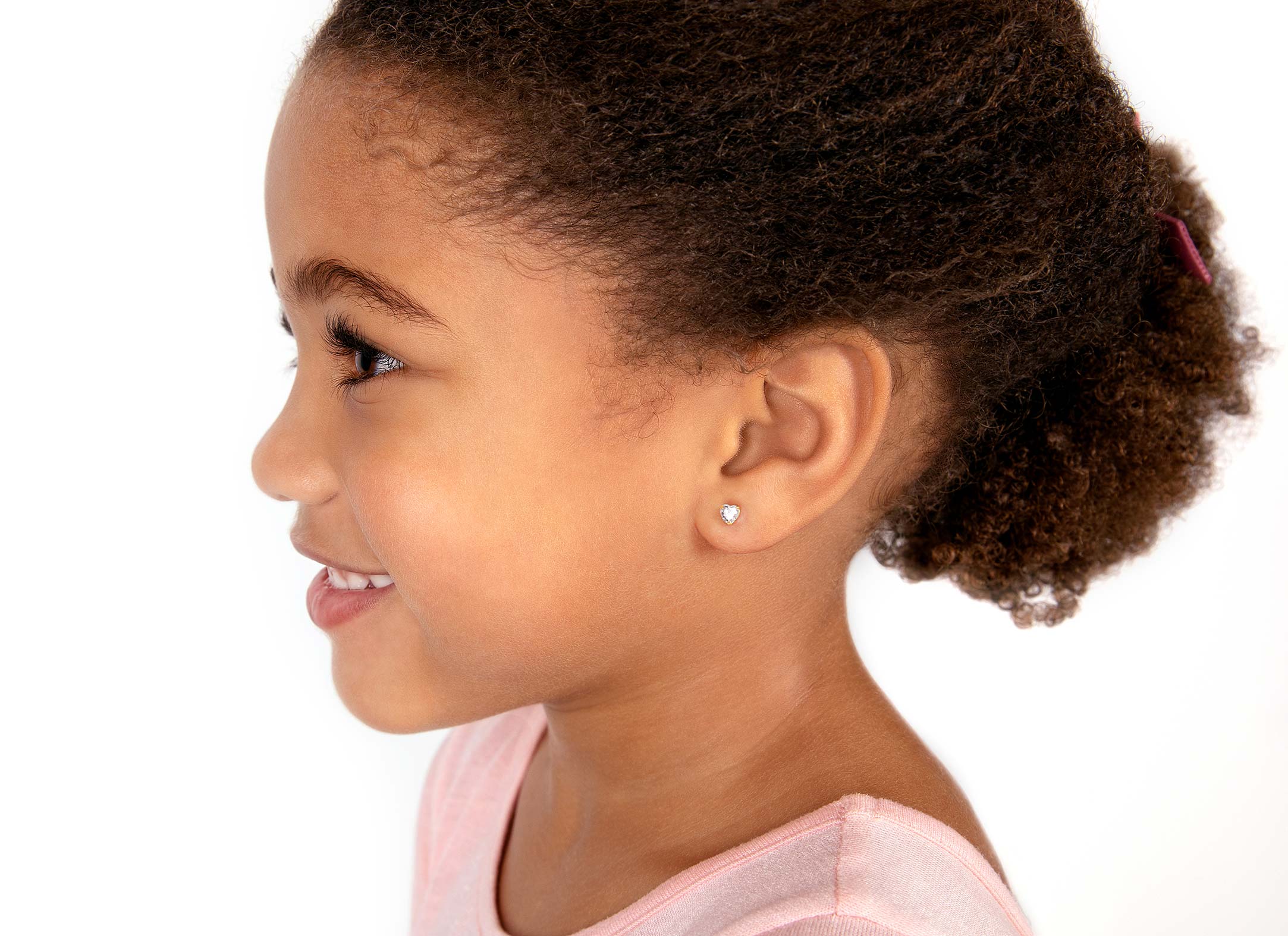 Earring Shown on 4 Year Old Girl