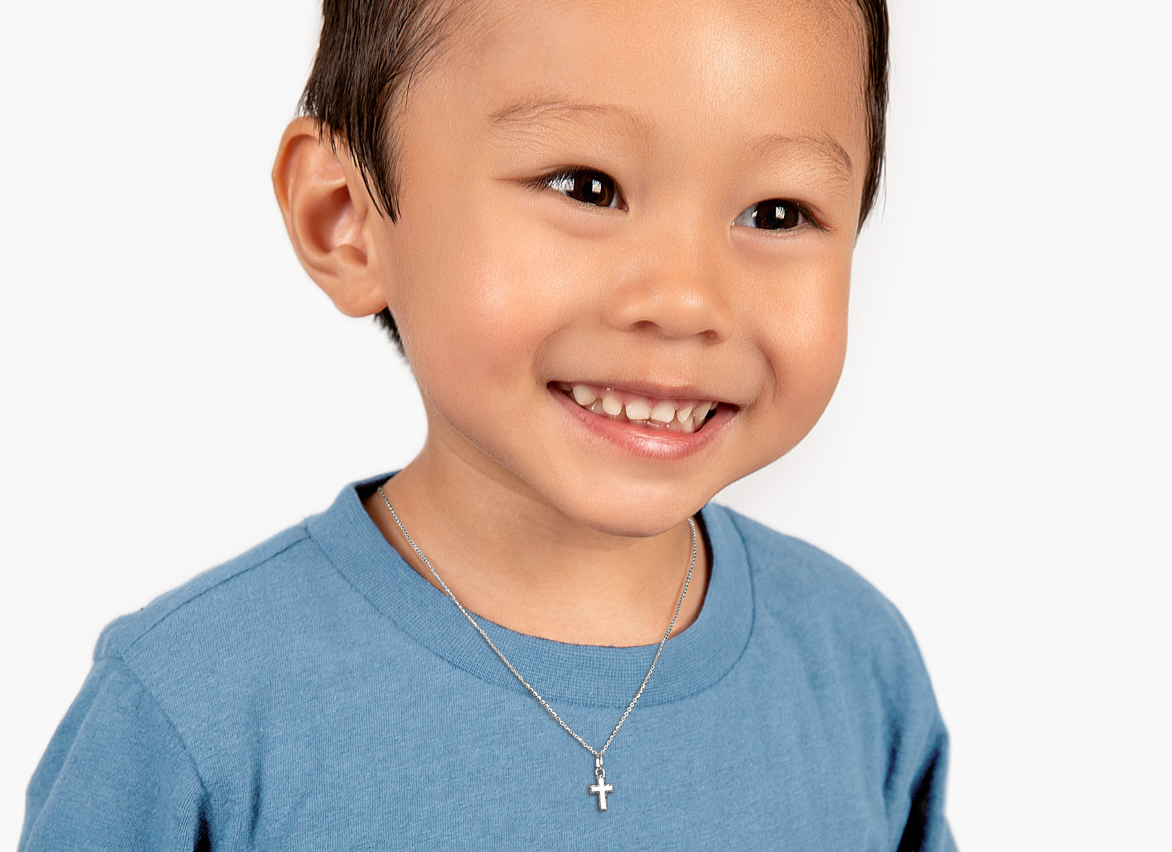 Necklace Shown on 3 Year Old Boy