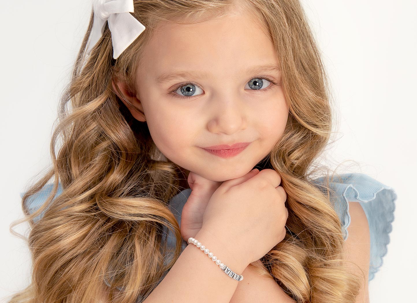 Example Bracelet Shown on Child Model<br />&nbsp;