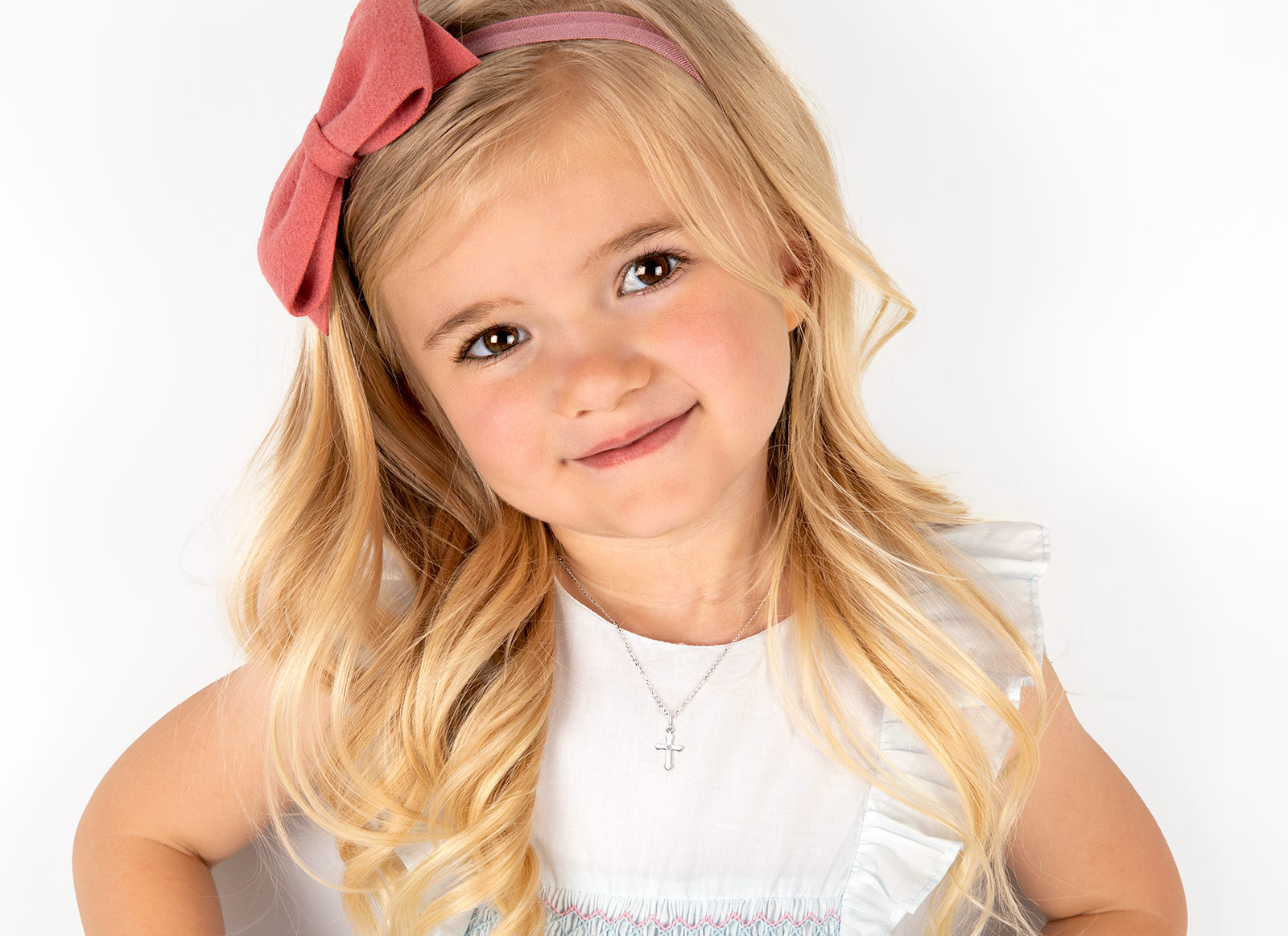 Necklace Shown on 4 Year Old Girl