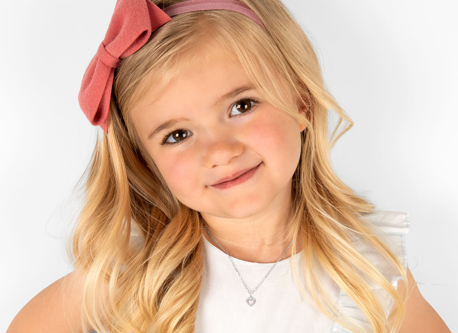 Necklace Shown on 4 Year Old Girl