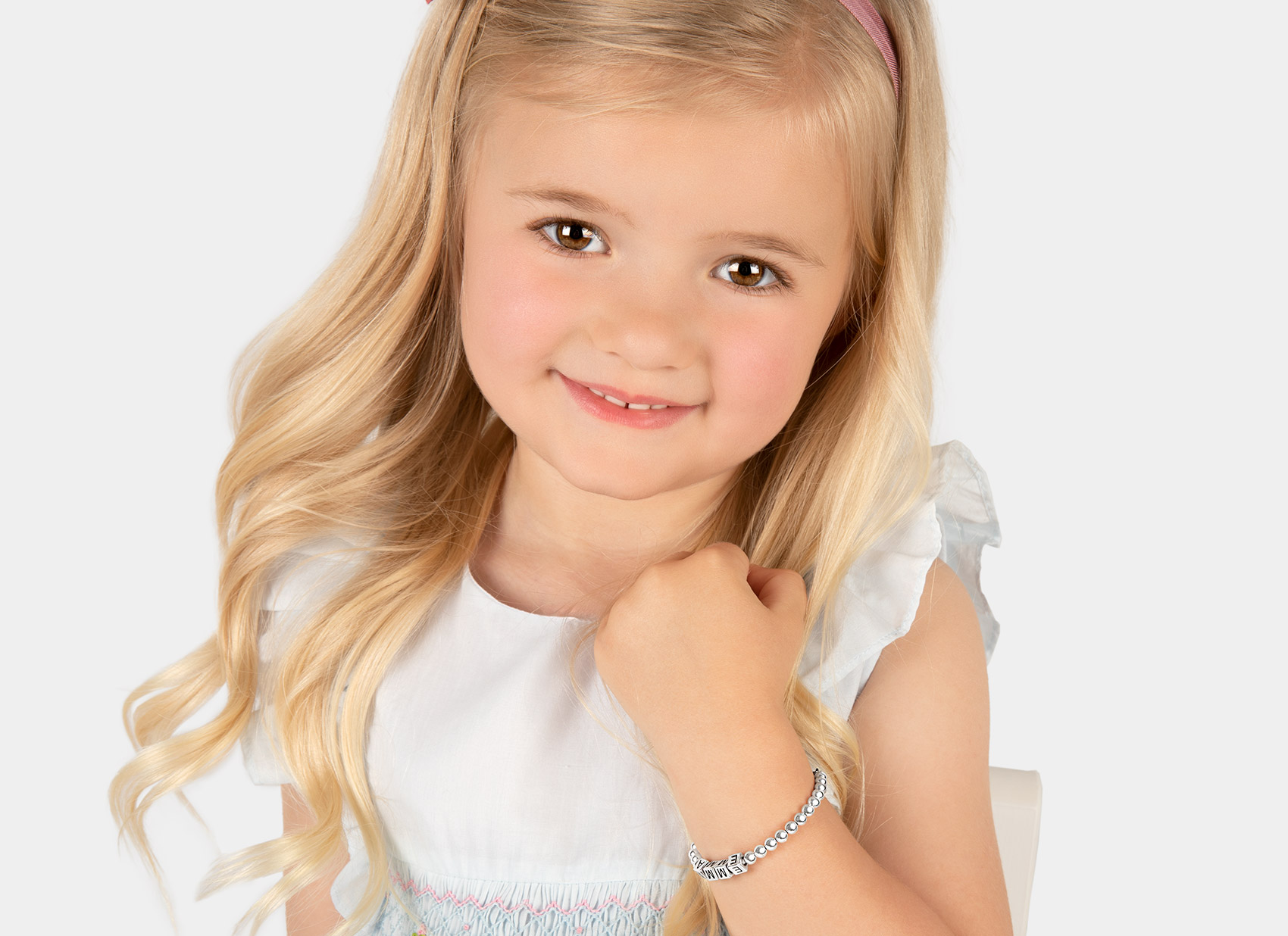 Example Bracelet Shown on 4 Year Old Girl<br />&nbsp;