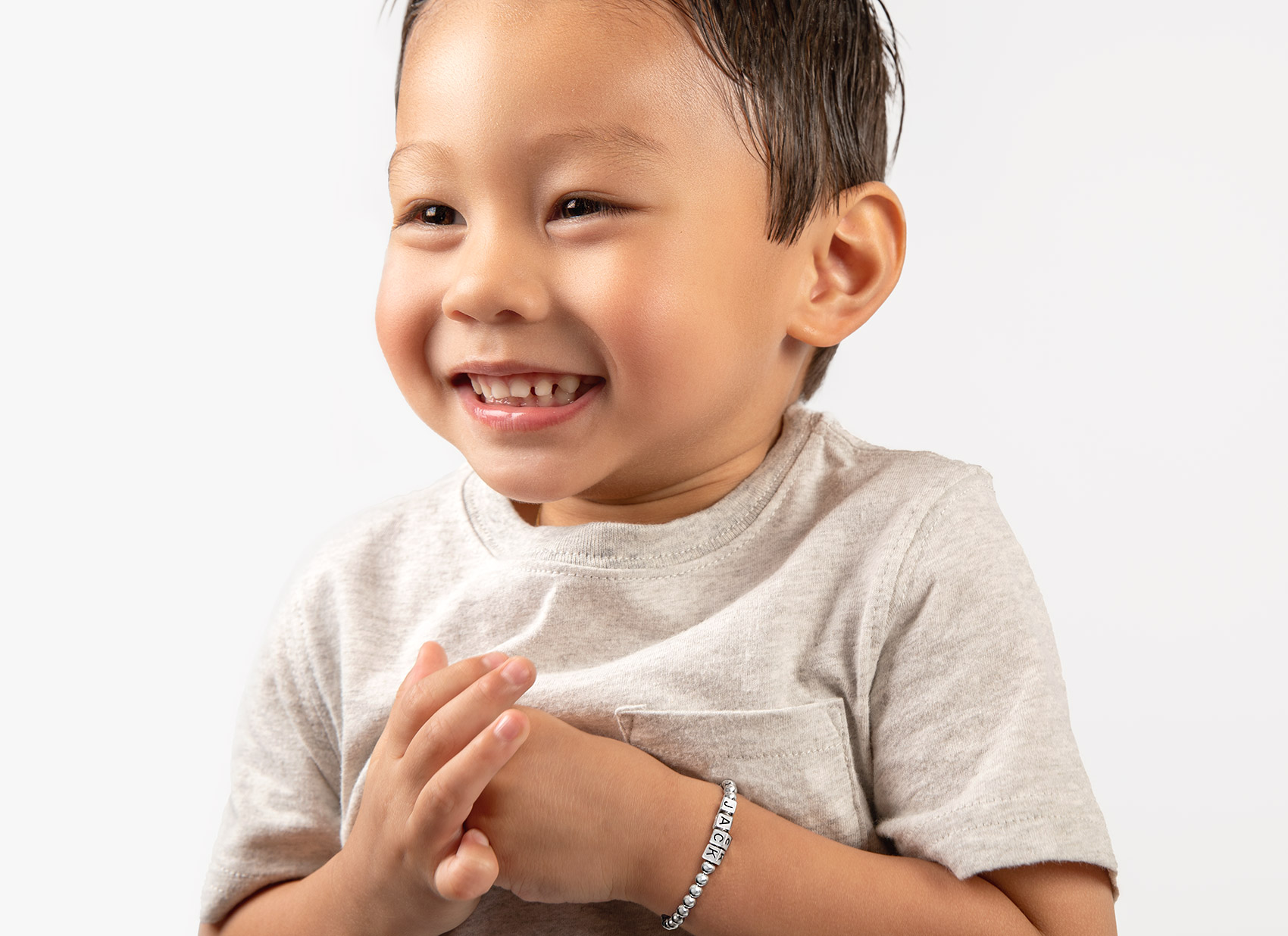 Example Bracelet Show on 3 Year Old Boy