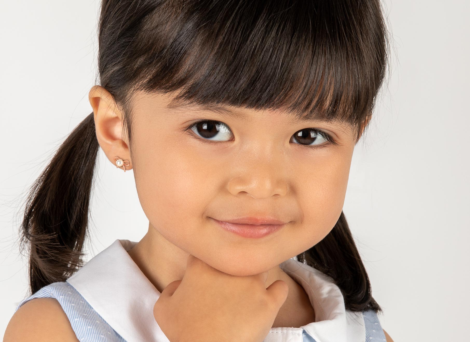 Earring Shown on 3 Year Old Girl