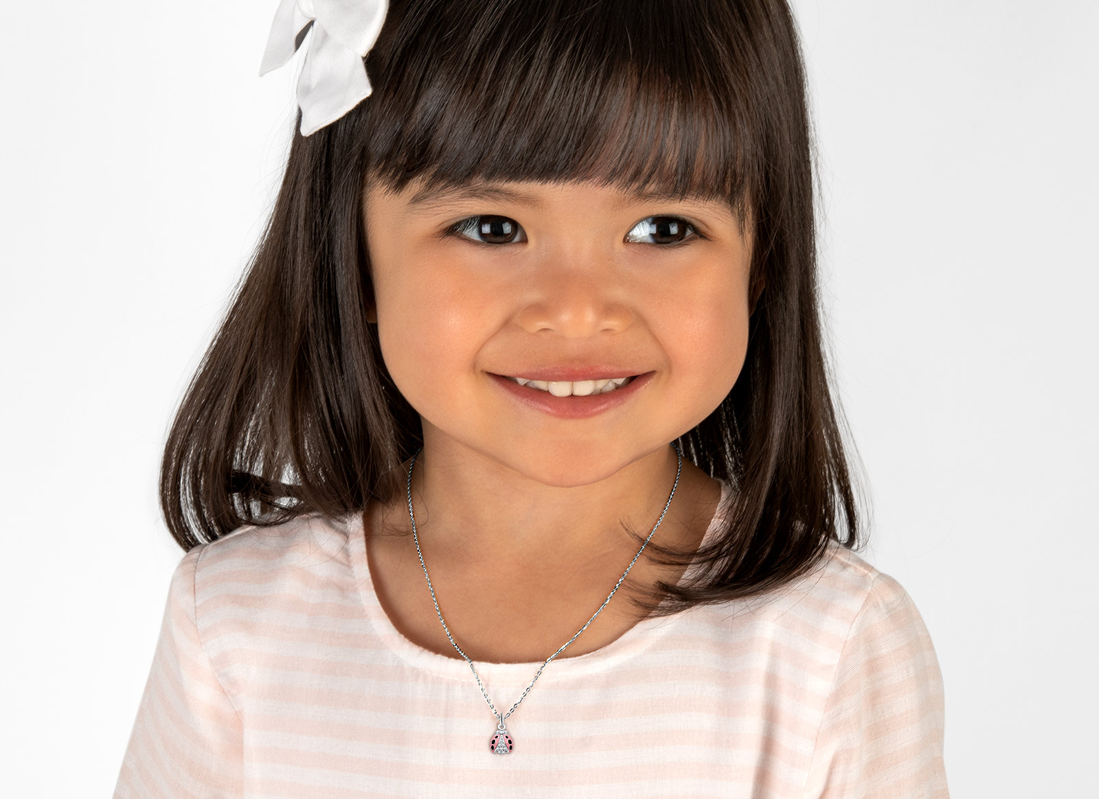 Necklace Shown on 3 Year Old Girl