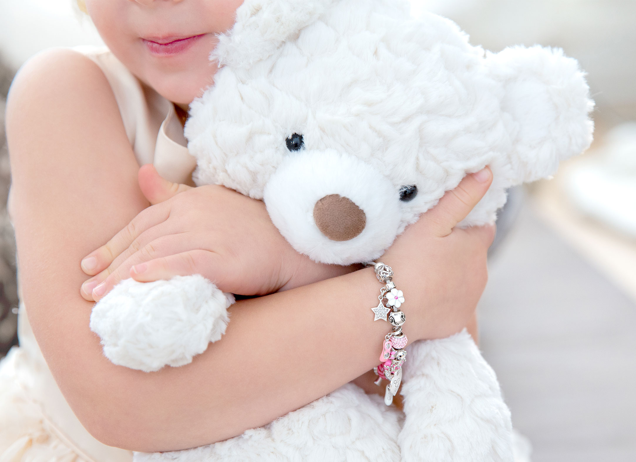 Example bracelet Shown on Child Model