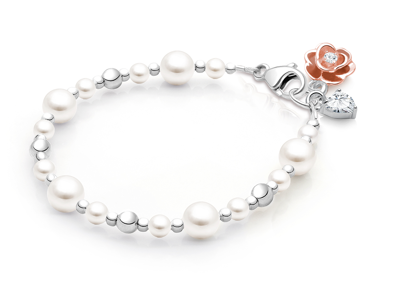 Rose & Heart Charms <u>NOT</u> Included<br />( add the charms your child would love )