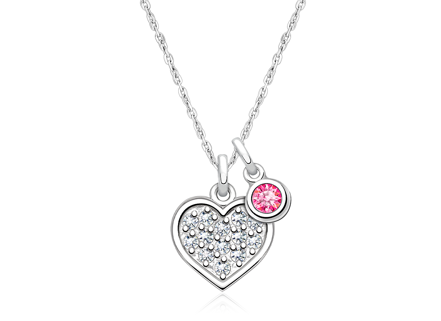 Example Shown with Birthstone for One Child<br />
Enlarged to Show Detail