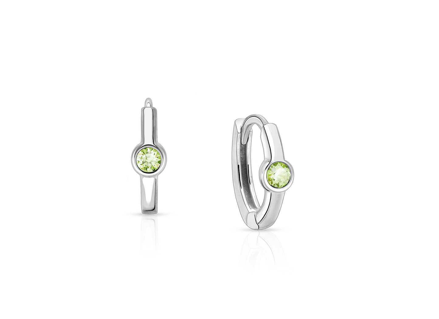 August Birthstone Shown<br />Enlarged to Show Detail
