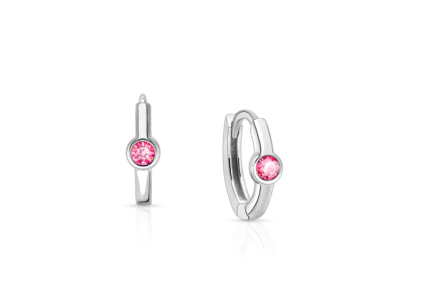 October Birthstone Shown<br />Enlarged to Show Detail