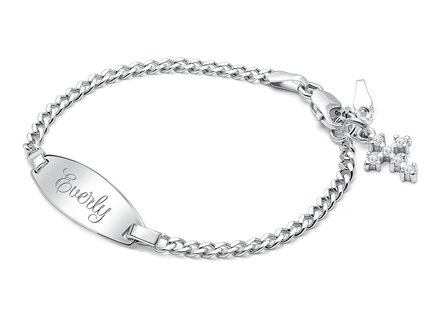 Shown with <u>Upgraded</u> Cross<br />( add the charms your child would love )