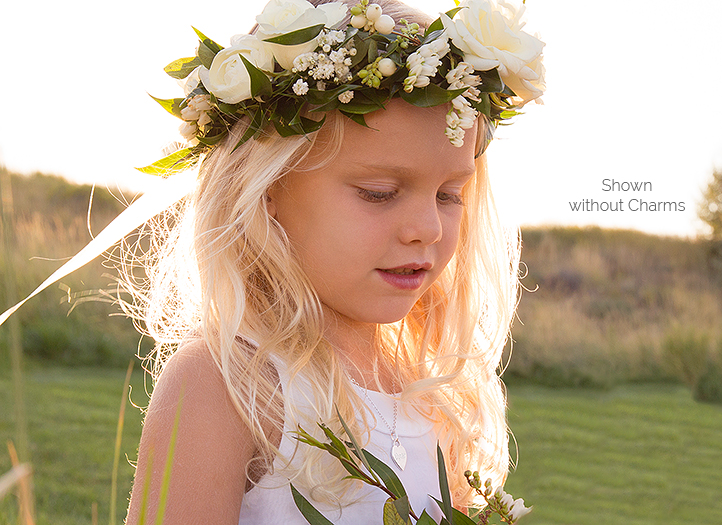 Example Necklace Shown on 4 Year Old Girl