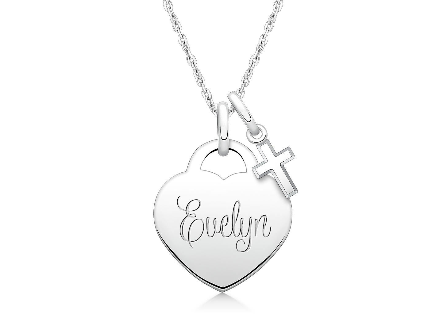 Shown with <u>Included</u> Cross Charm<br />( add the charms your child would love )