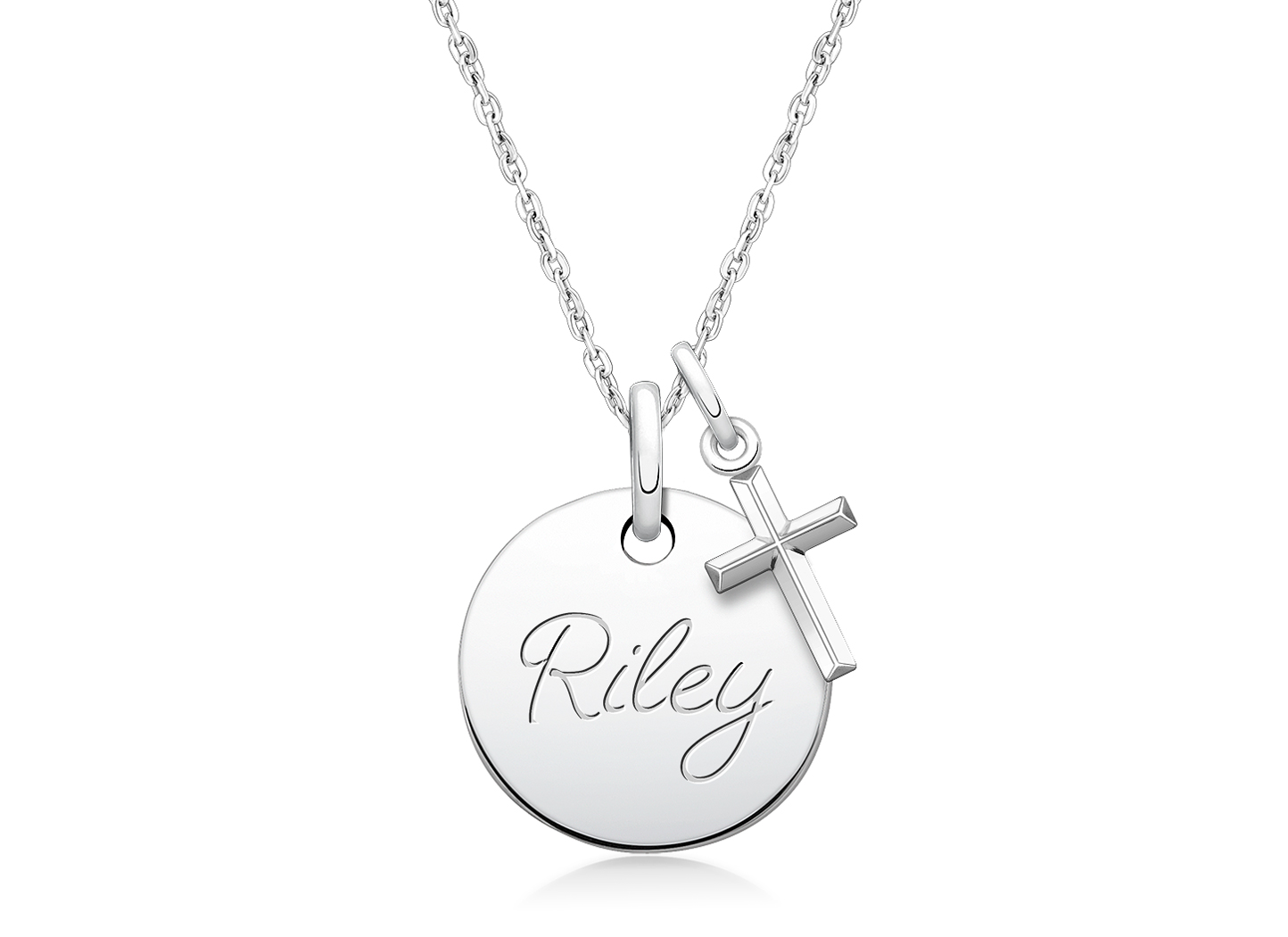 <br />Shown with <u>Upgraded</u> Cross Charm <u>NOT</u> Included<br />( add the charms your child would love )