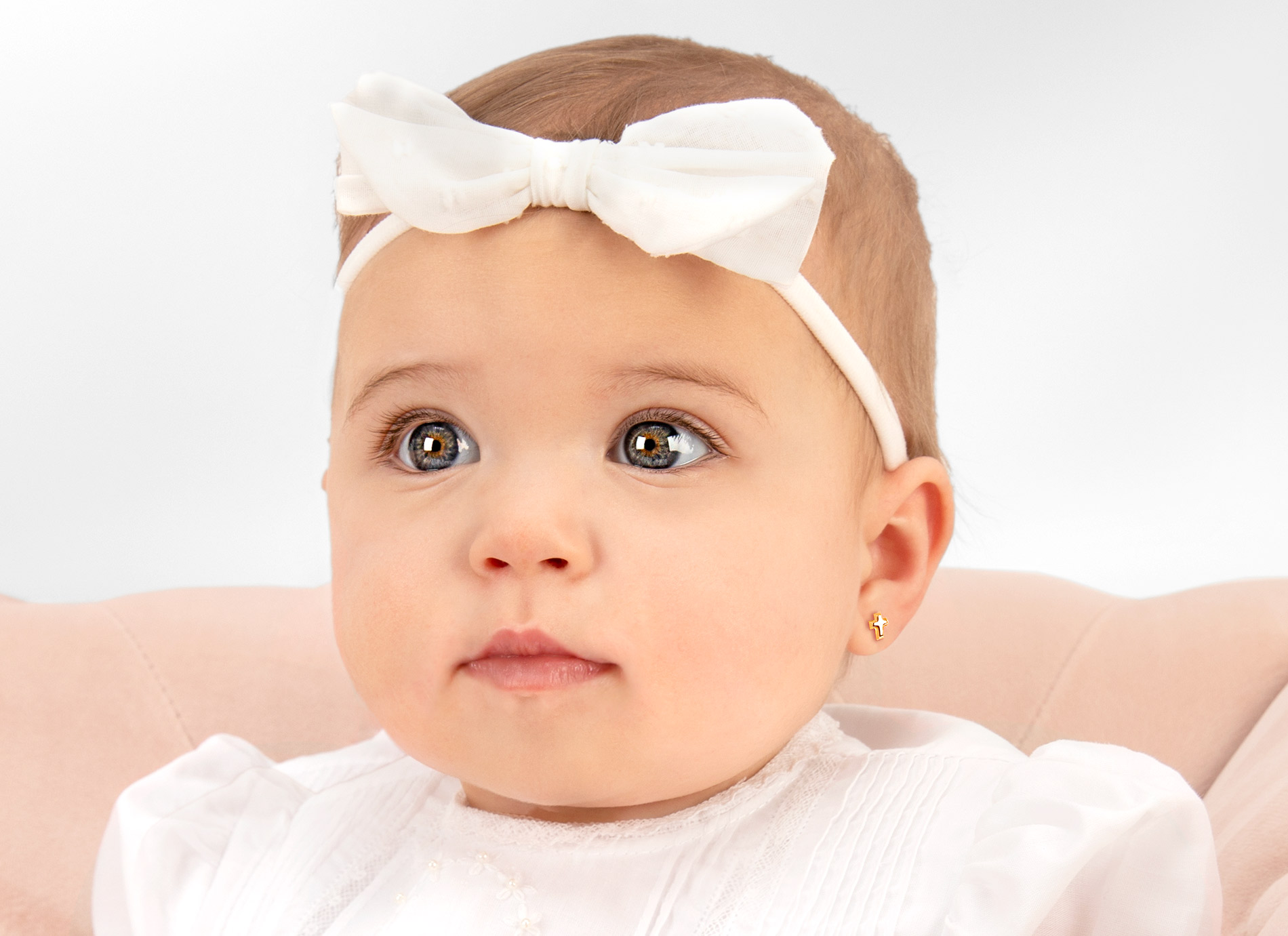 Earring Shown on Child Model