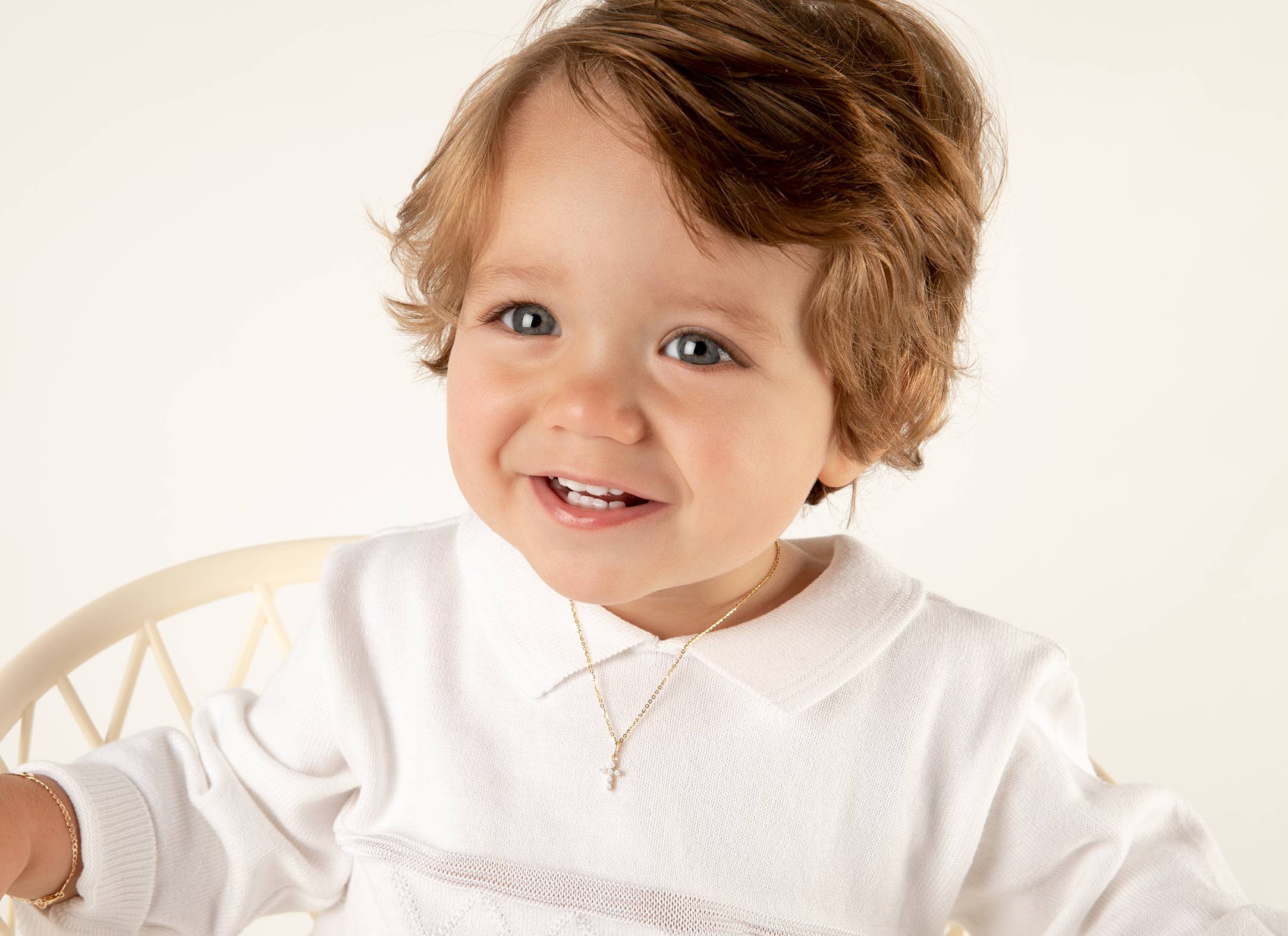 Necklace Shown on 2 Year Old Boy