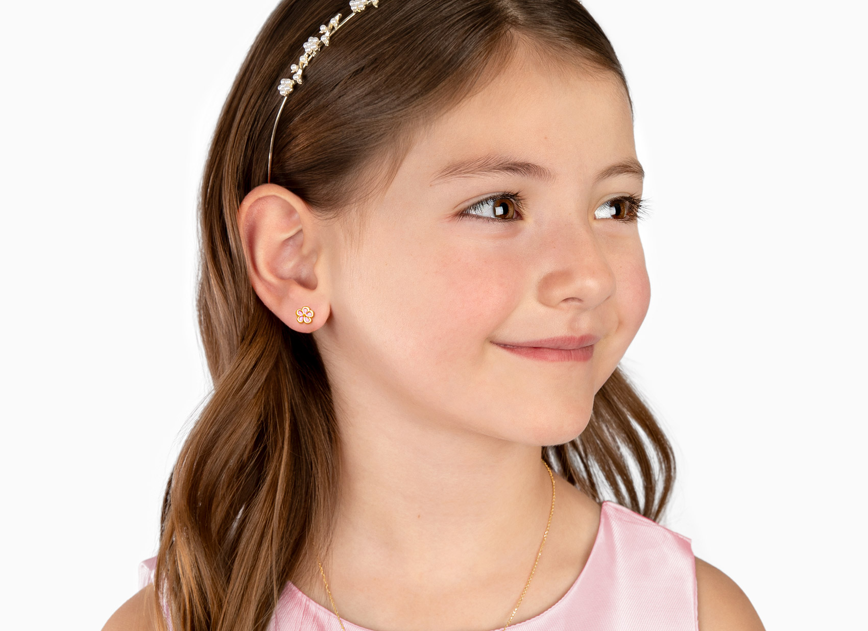 Earring Shown on 5 Year Old Girl