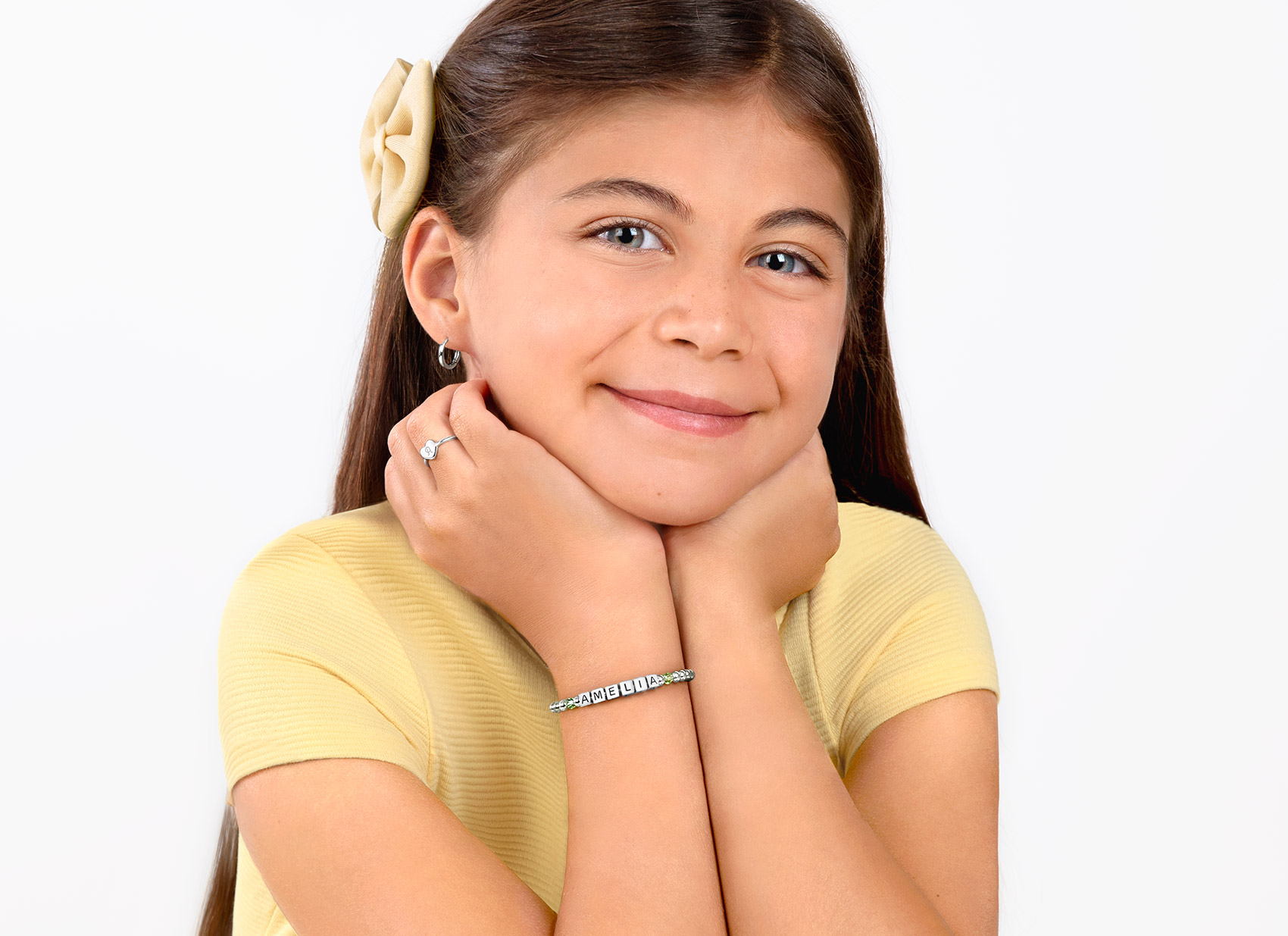 Example Bracelet Shown on 11 Year Old Girl