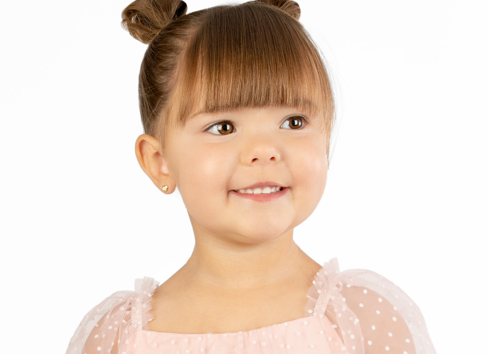 Earring Shown on 3 Year Old Girl