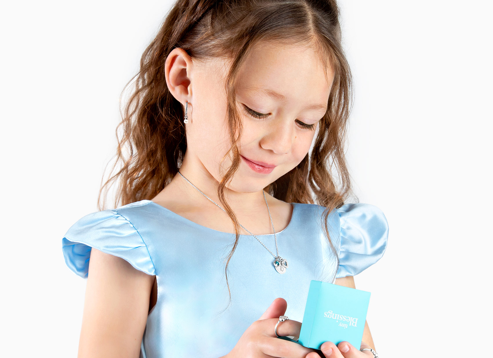 Earring Shown on 5 Year Old Model