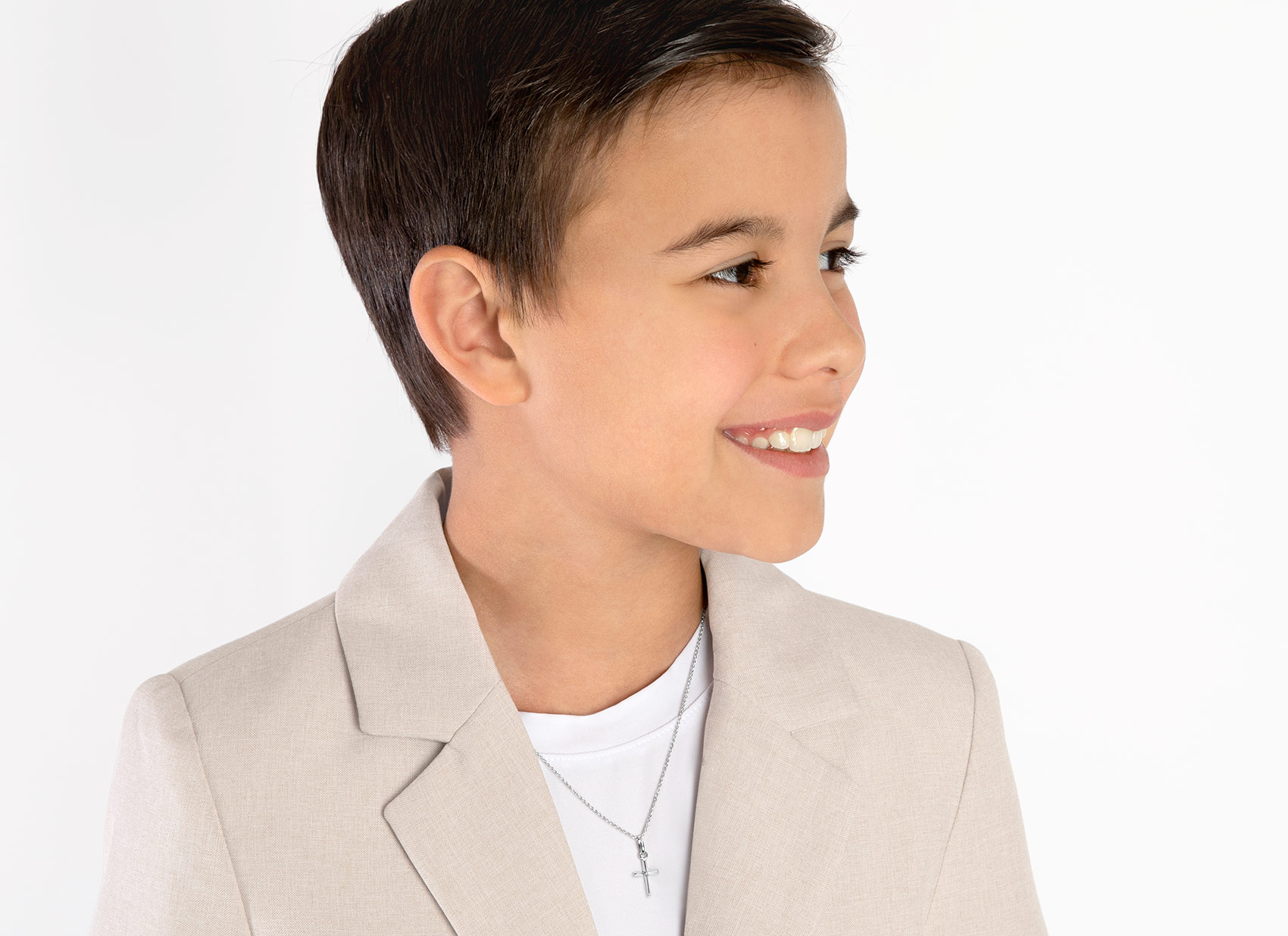 Necklace Shown on 8 Year Old Boy