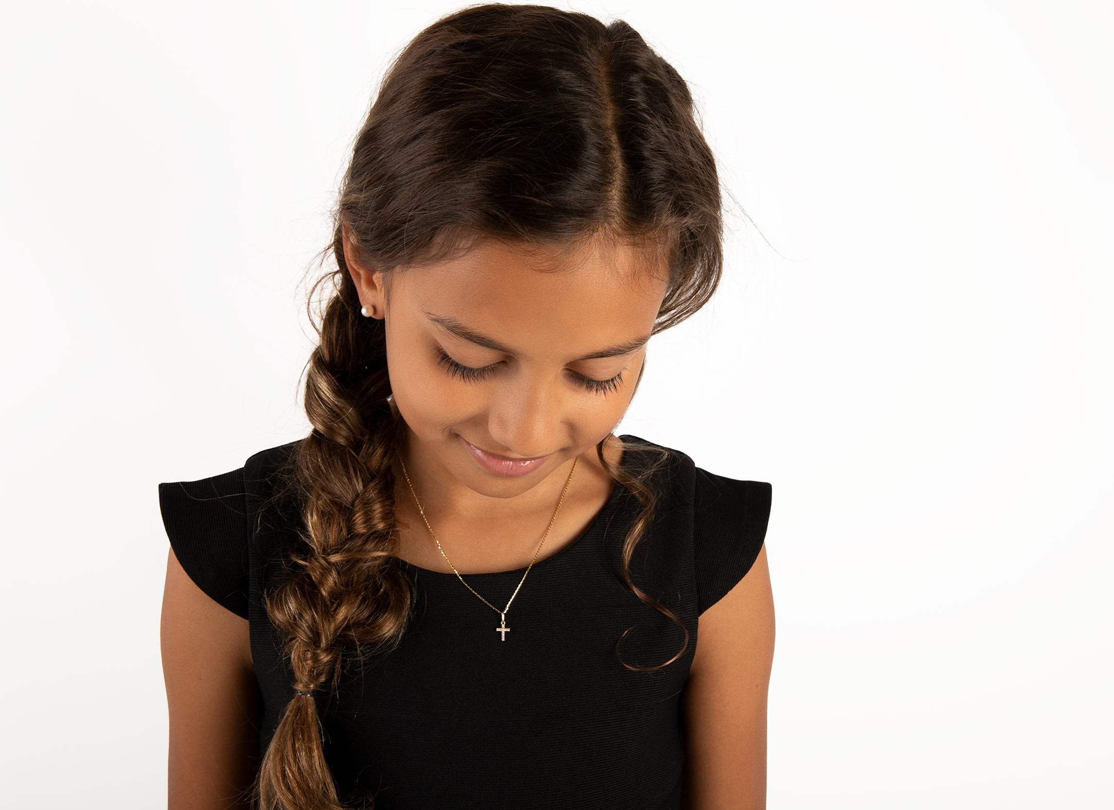 Necklace Shown on 8 Year Old Girl