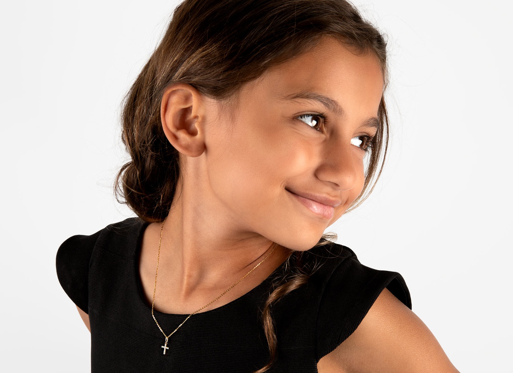 Necklace Shown on 8 Year Old Girl
