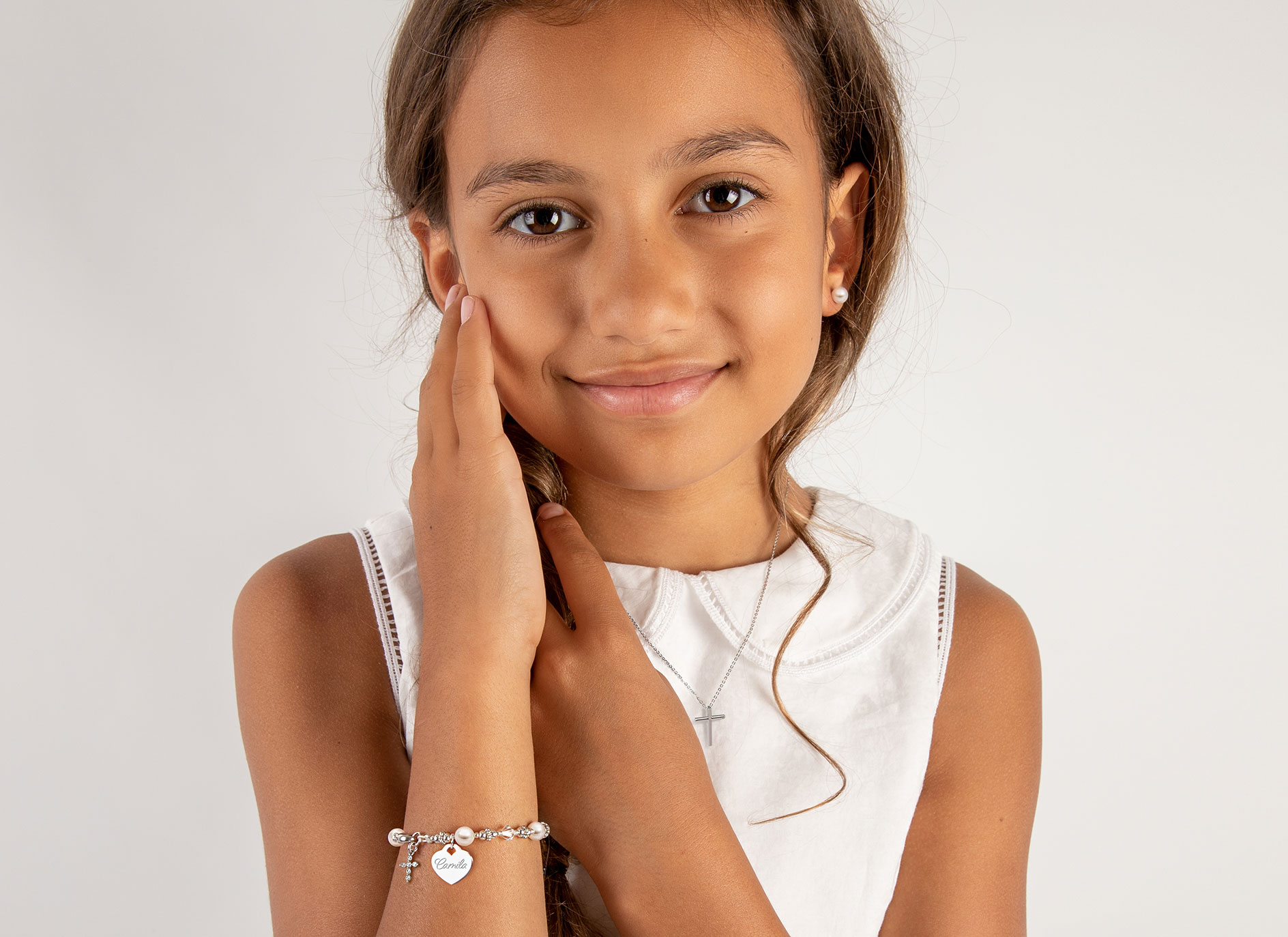 Bracelet Shown on 8 Year Old Girl