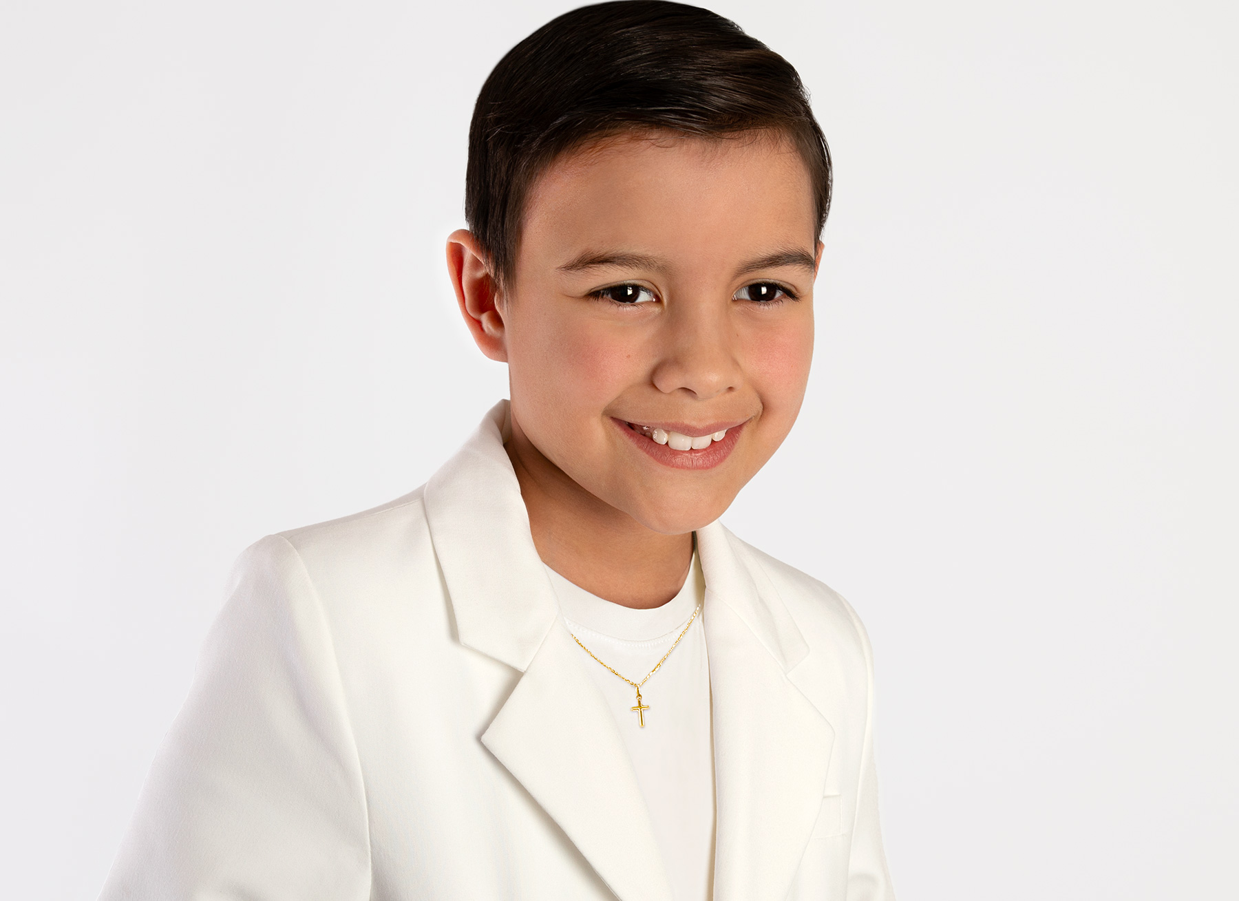 Necklace Shown on 8 Year Old Boy