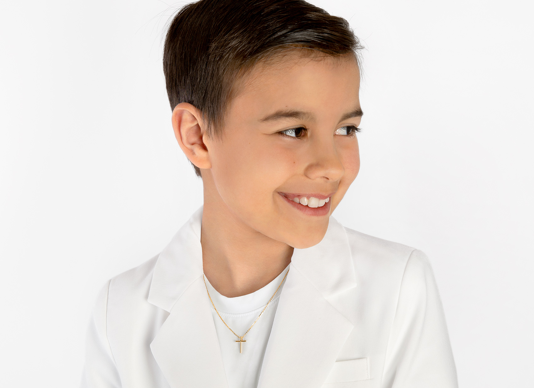 Necklace Shown on 8 Year Old Boy