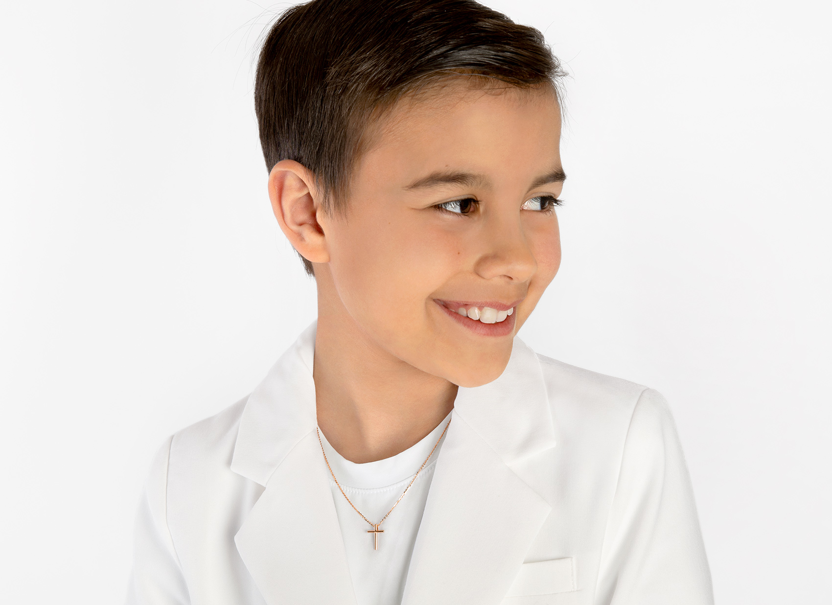 Necklace Shown on Child Model