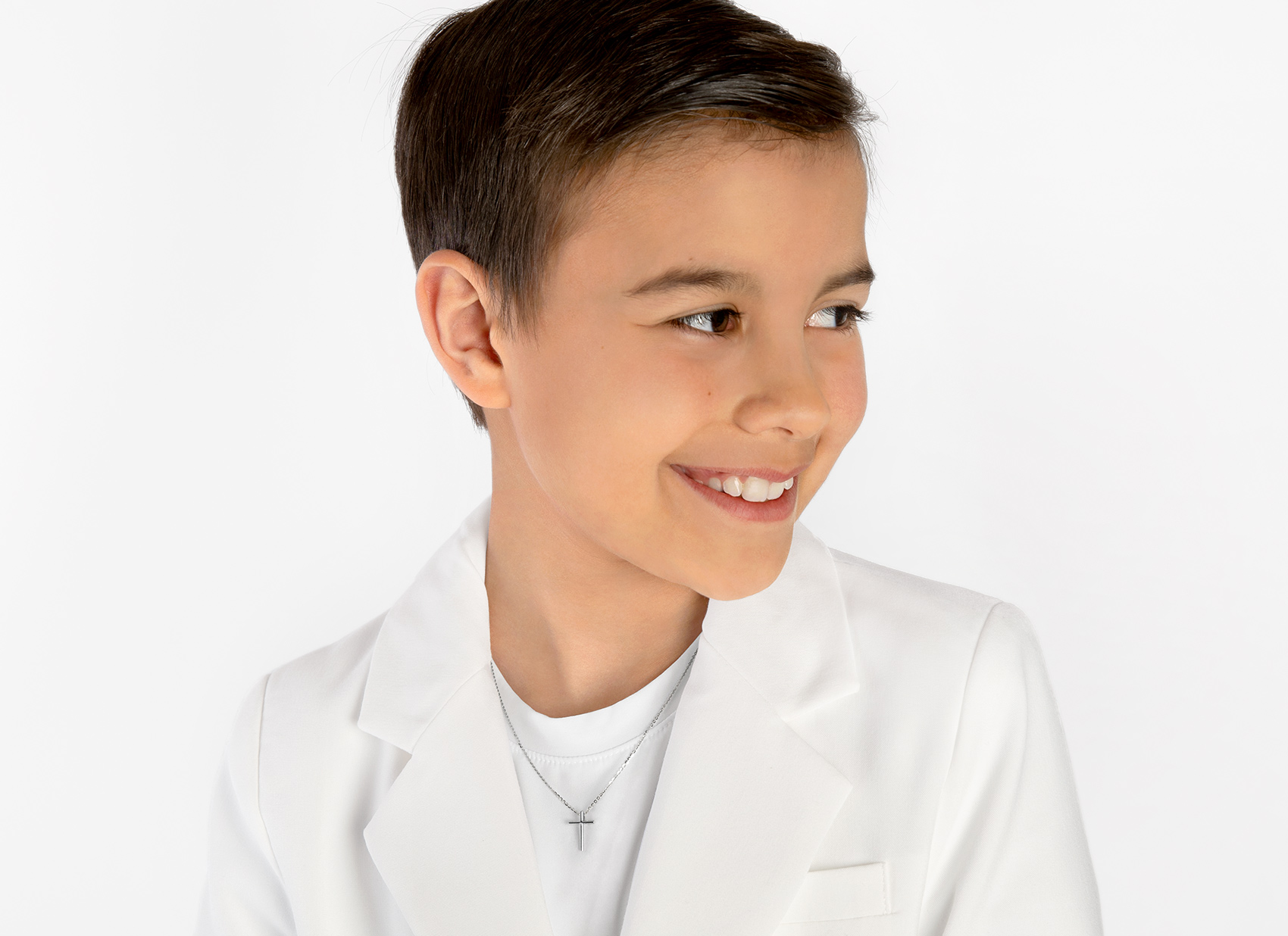 Necklace Shown on 8 Year Old Boy