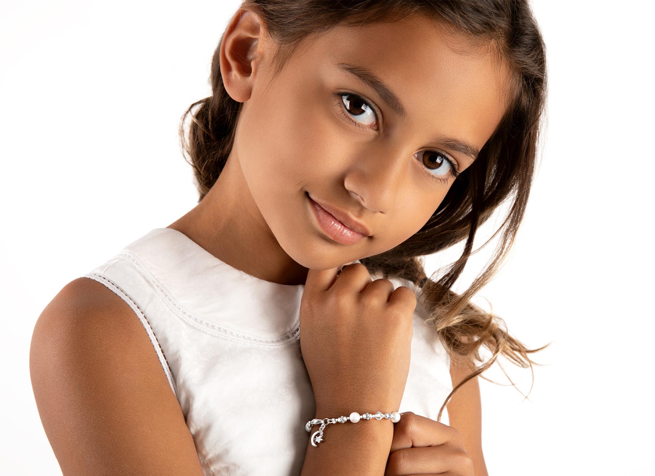 Example Bracelet Shown on 8 Year Old Girl