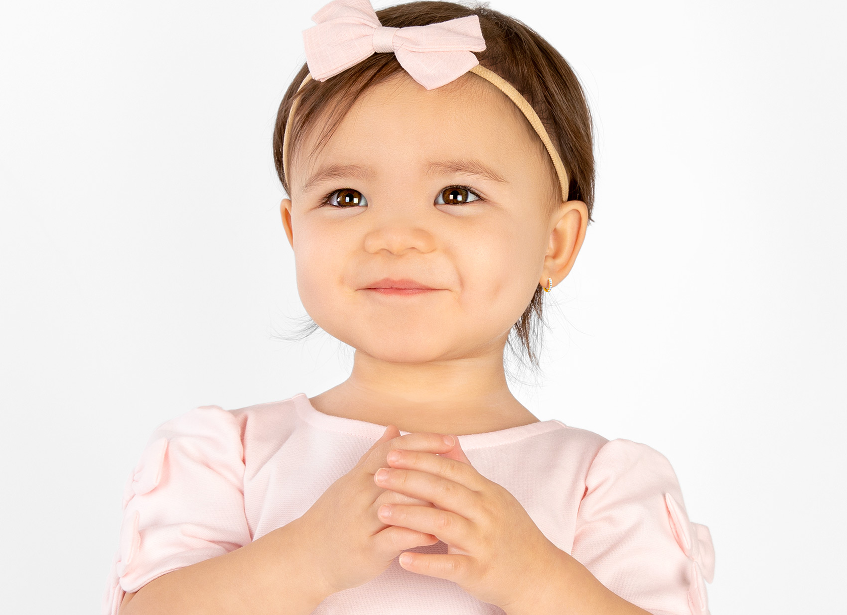 Earring Shown on 2 Year Old Girl