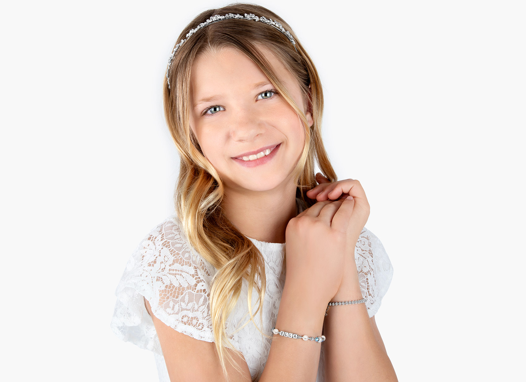 Example Bracelet Shown on 11 Year Old Girl