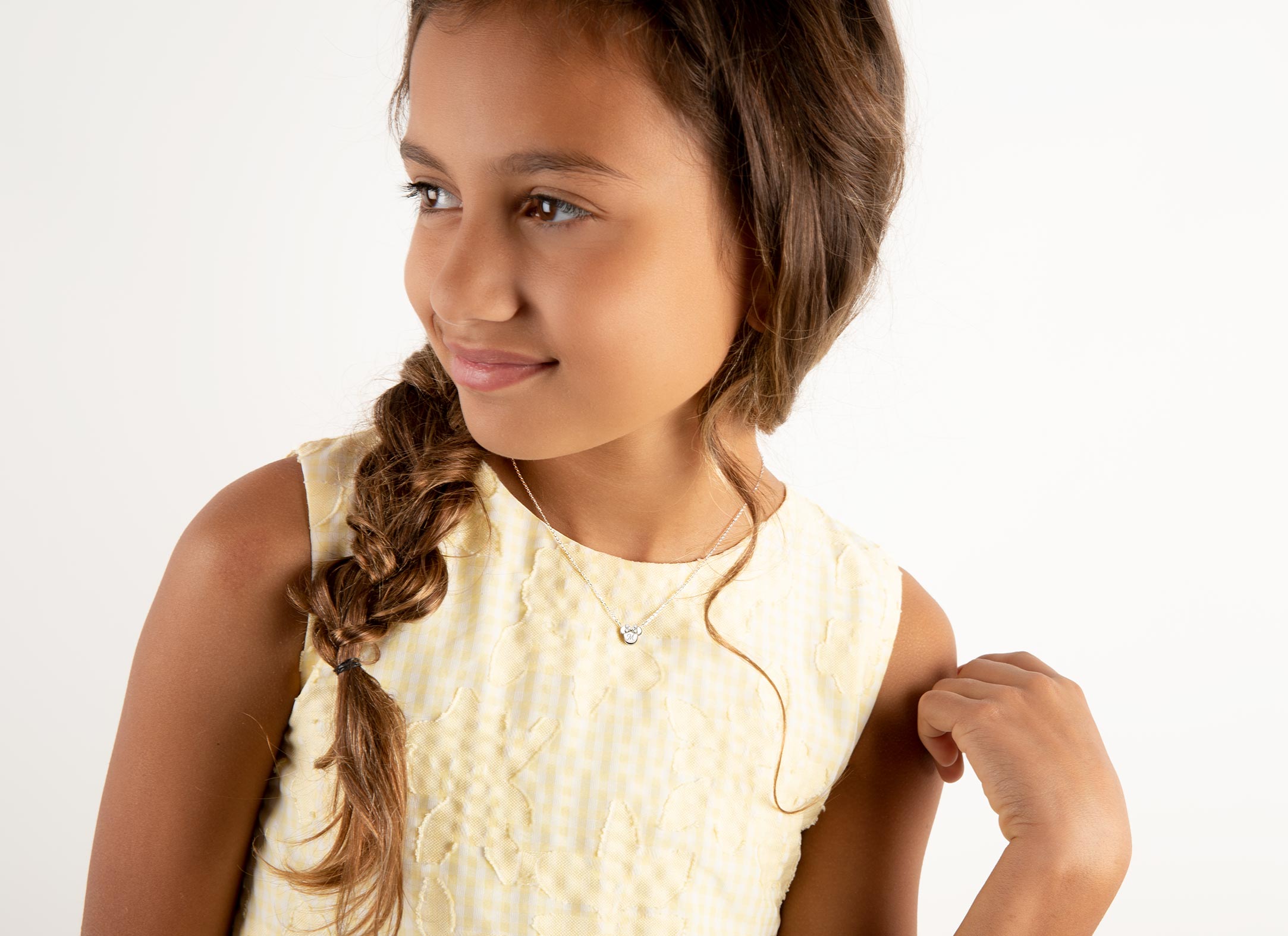 Necklace Shown on 8 Year Old Girl