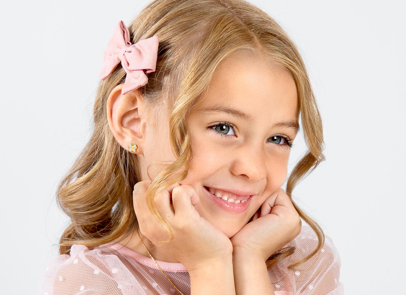Earring Shown on 6 Year Old Girl