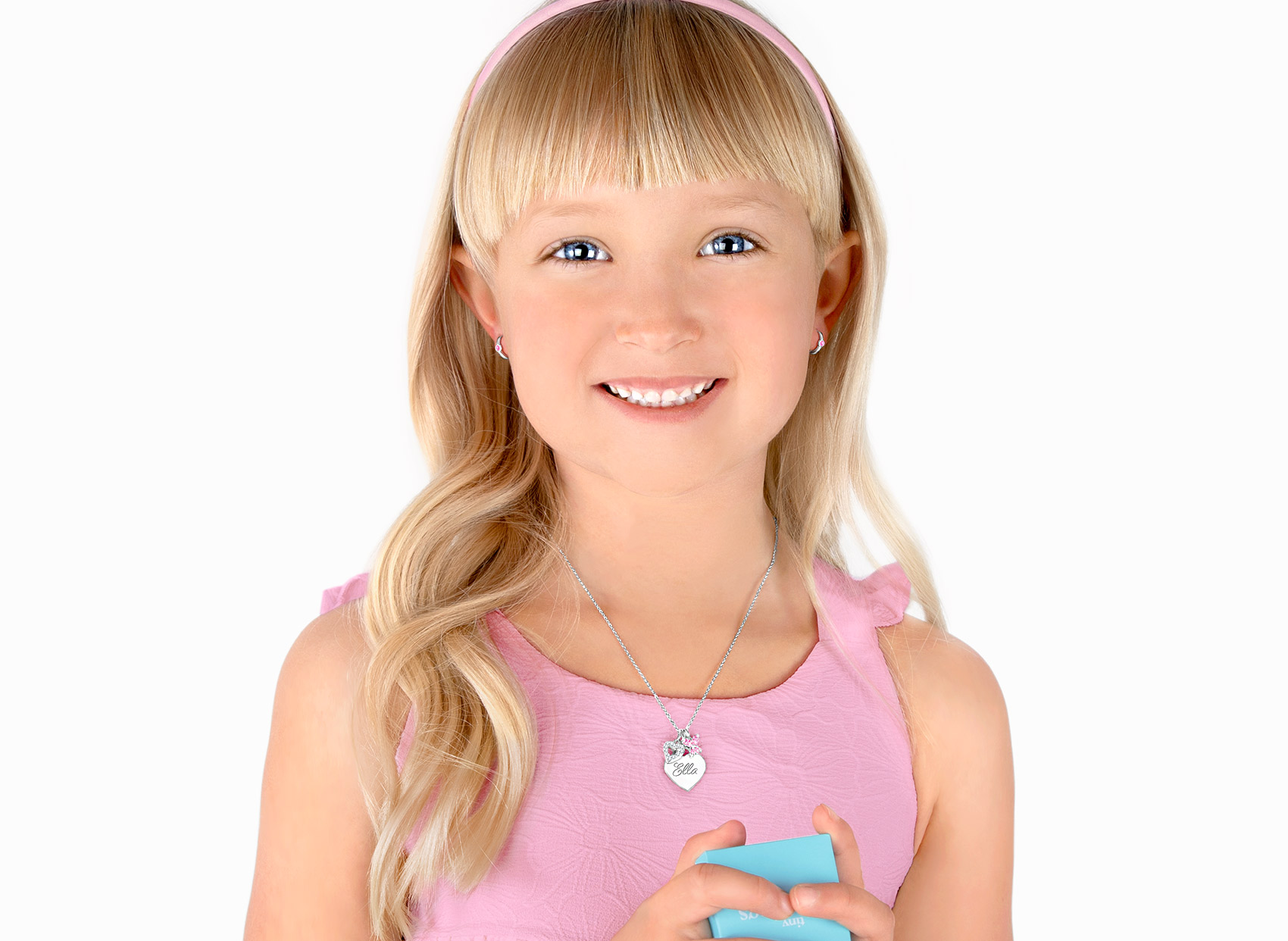Example Necklace Shown on 6 Year Old Girl
