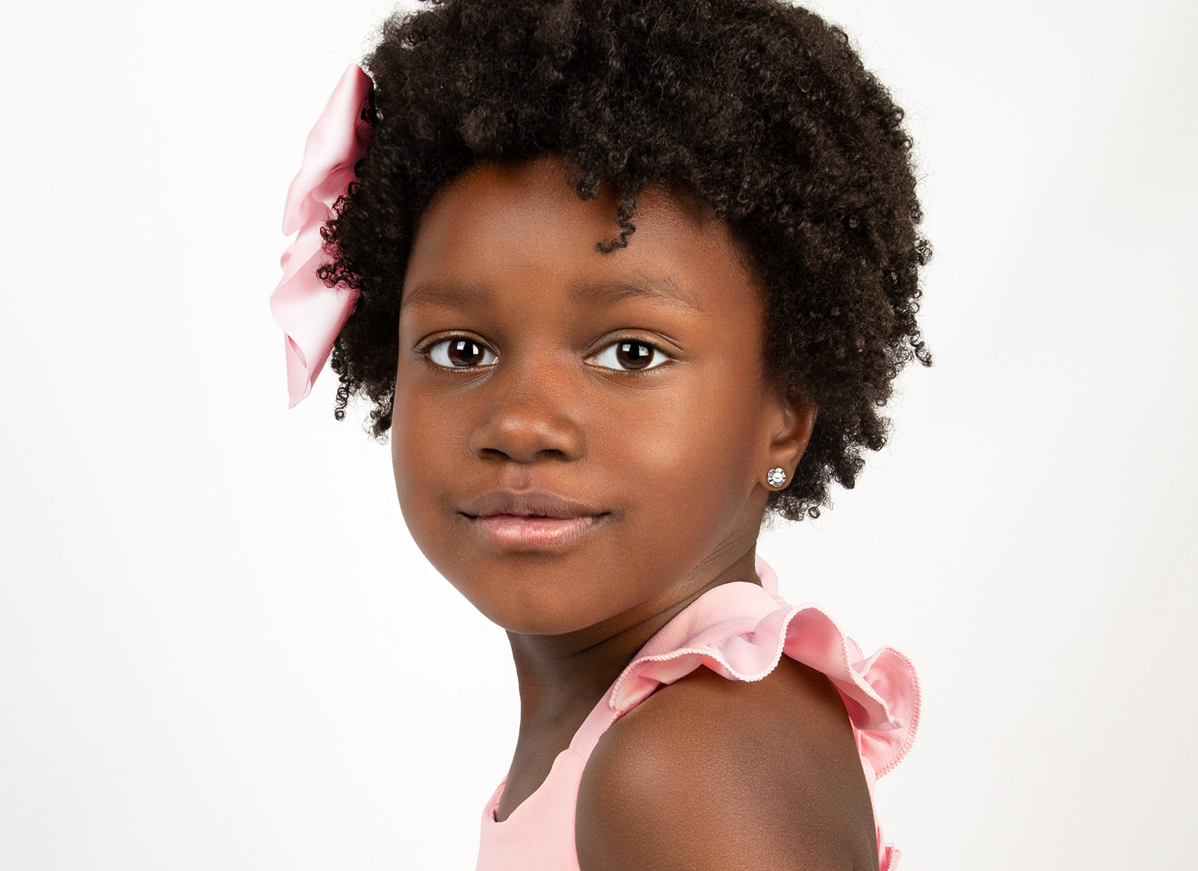 Earring Shown on 5 Year Old Girl