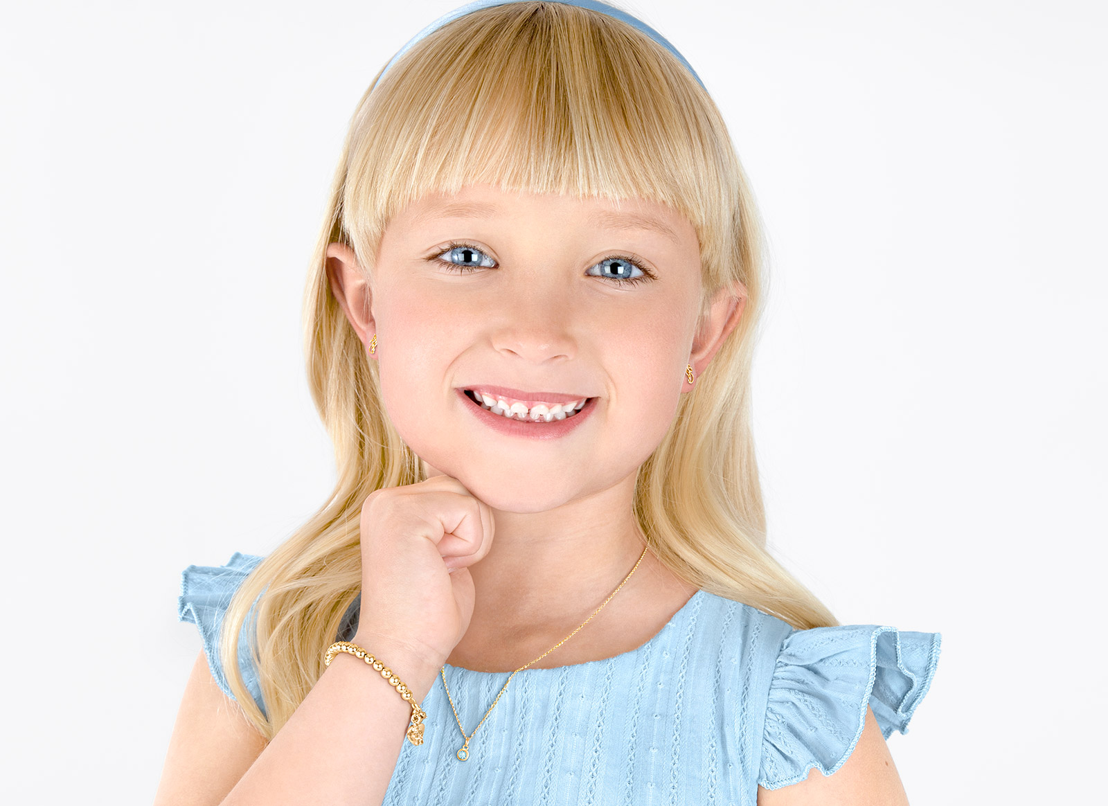 Example Bracelet Shown on 5 Year Old Girl