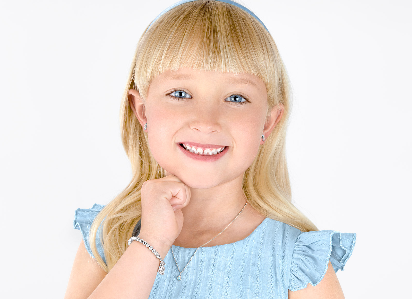 Example Bracelet Shown on 5 Year Old Girl<br />&nbsp;
