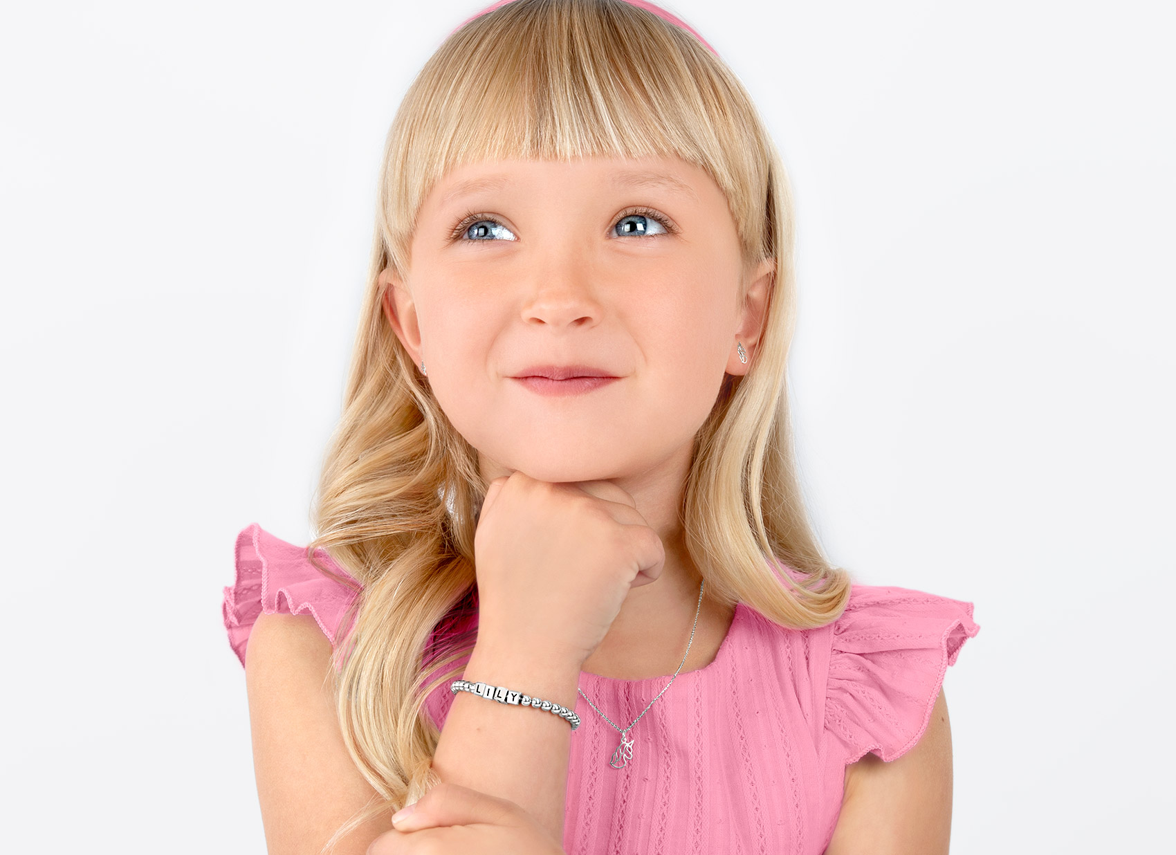 Example Bracelet Shown on 6 Year Old Girl<br />&nbsp;