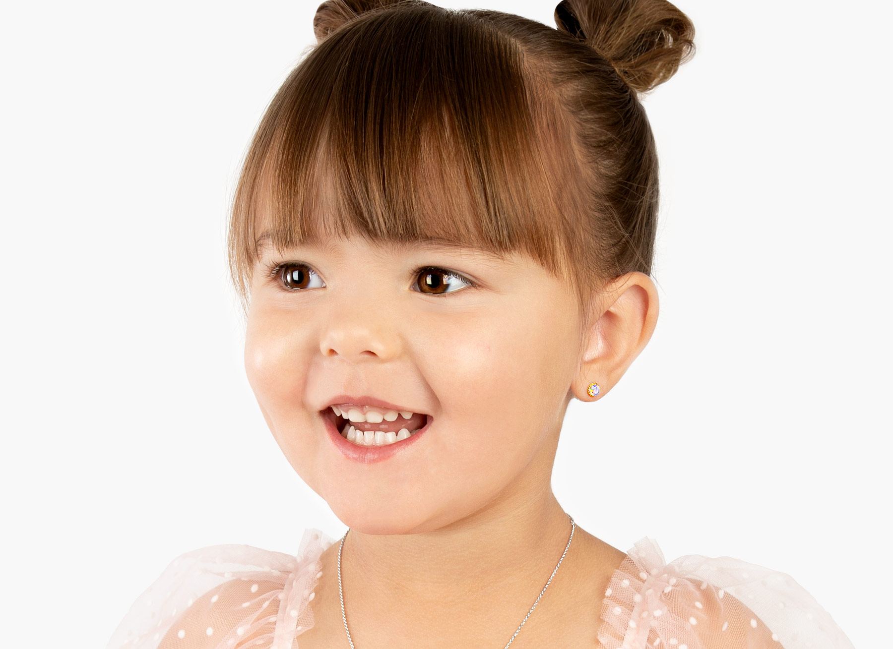 Earring Shown on 3 Year Old Girl