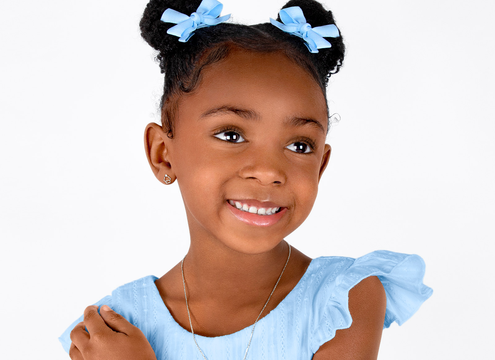Earring Shown on 4 Year Old Girl