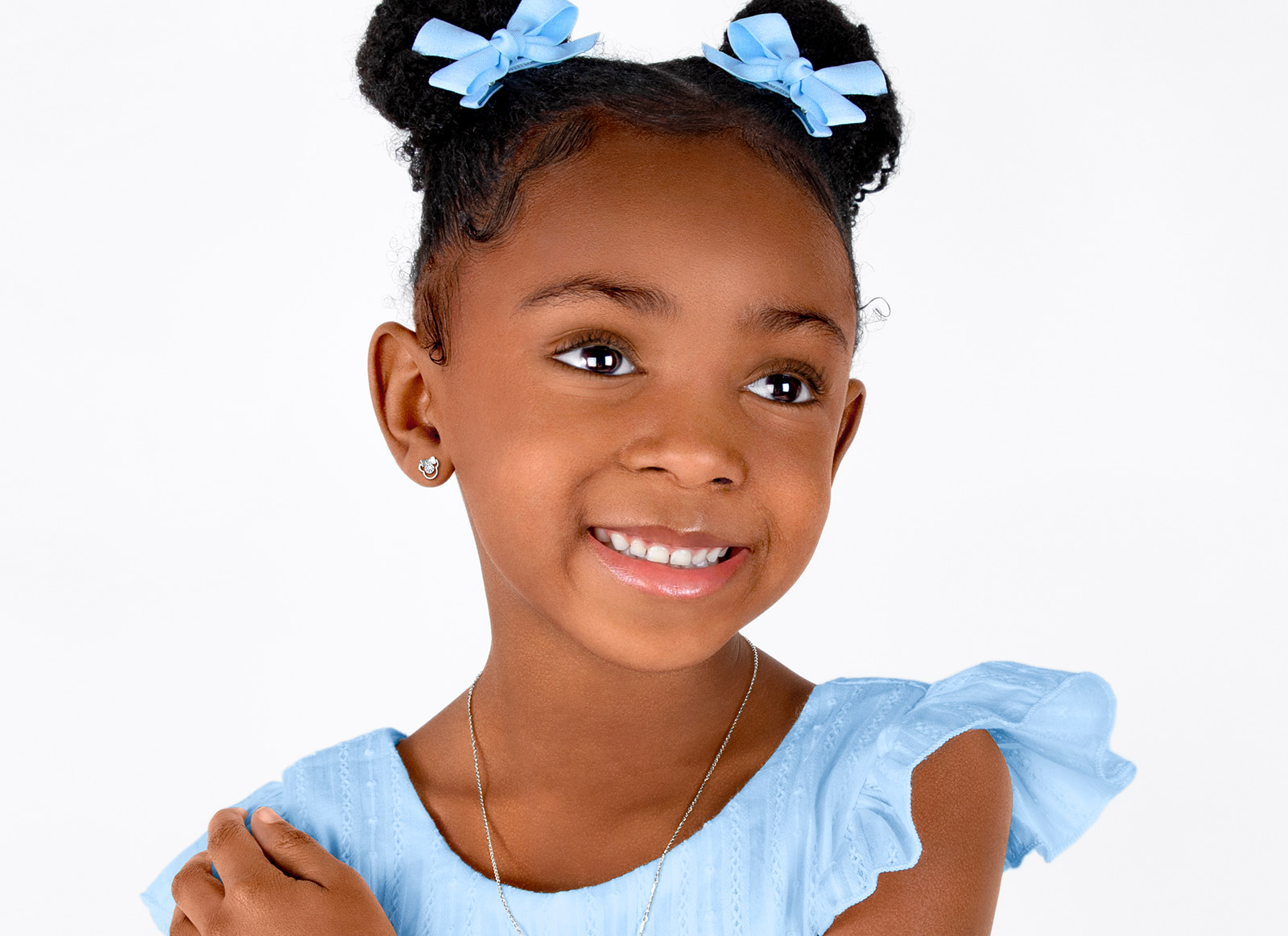 Earring Shown on 4 Year Old Girl