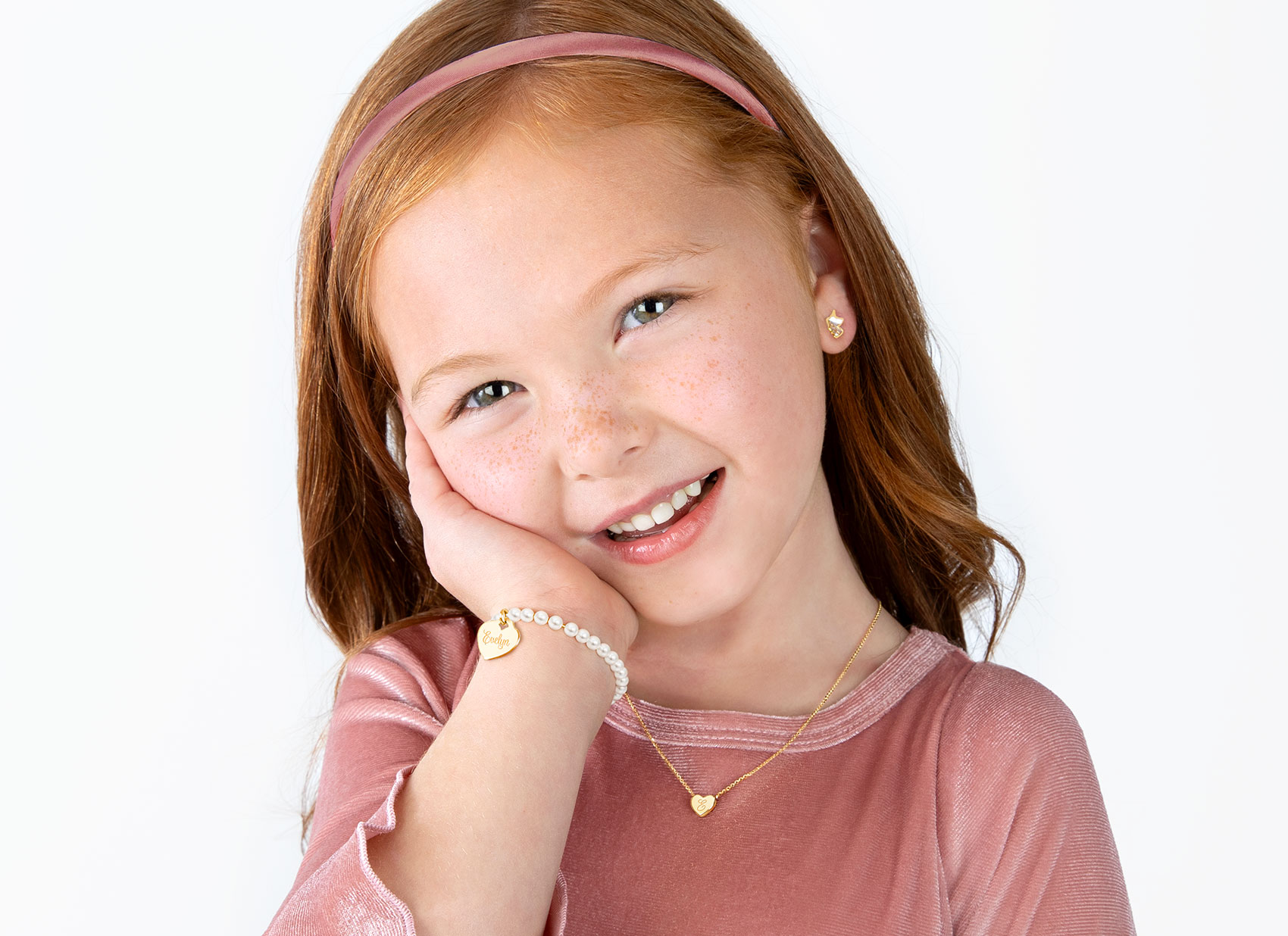 Example Bracelet Shown on 5 Year Old Girl