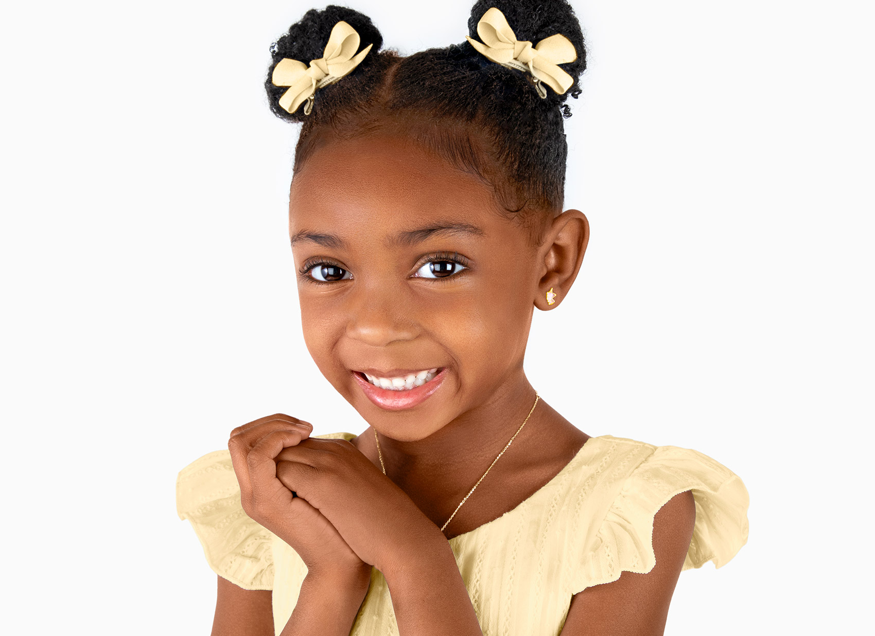 Earring Shown on 4 Year Old Girl