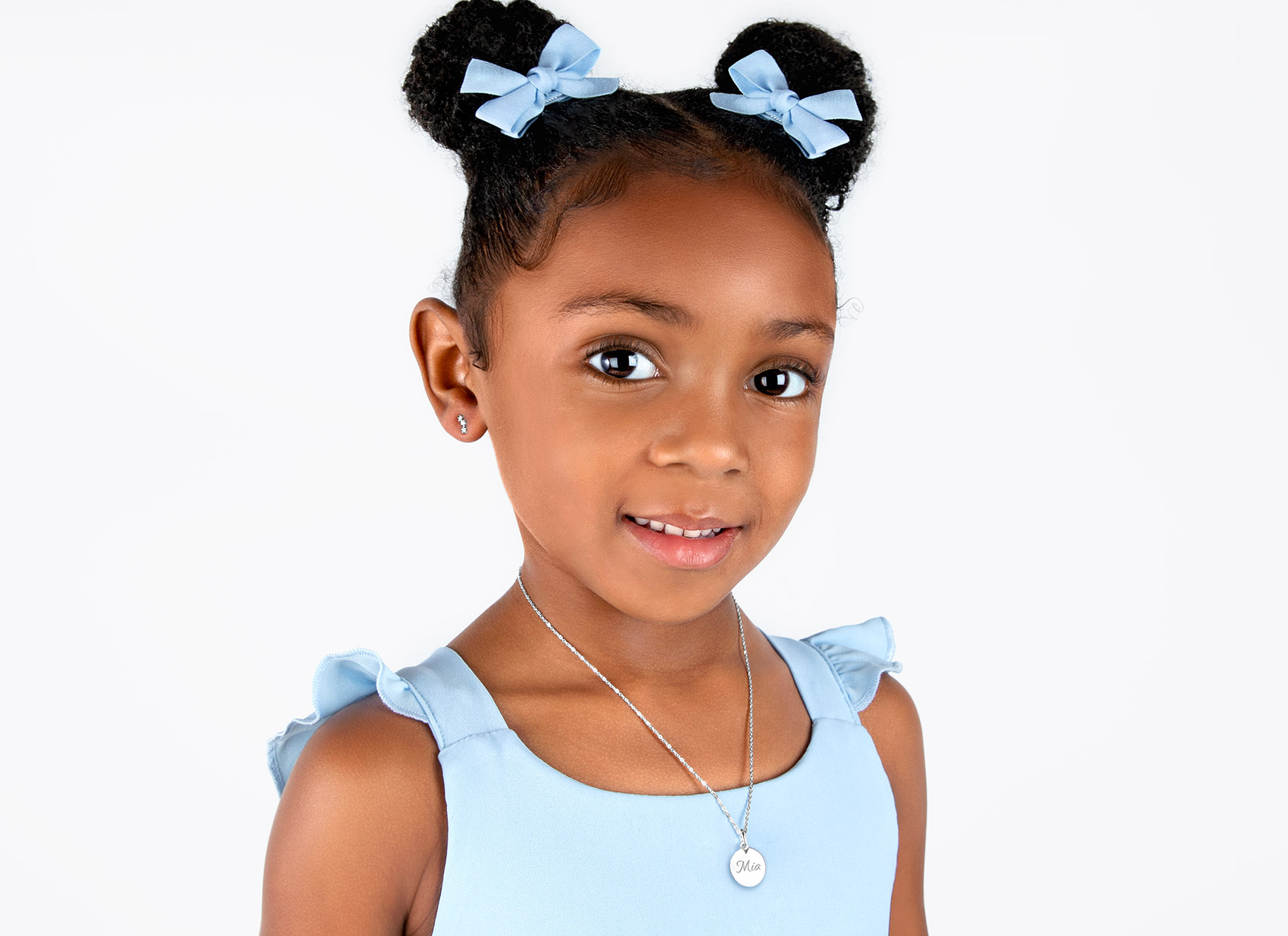 Necklace Shown on 4 Year Old Girl