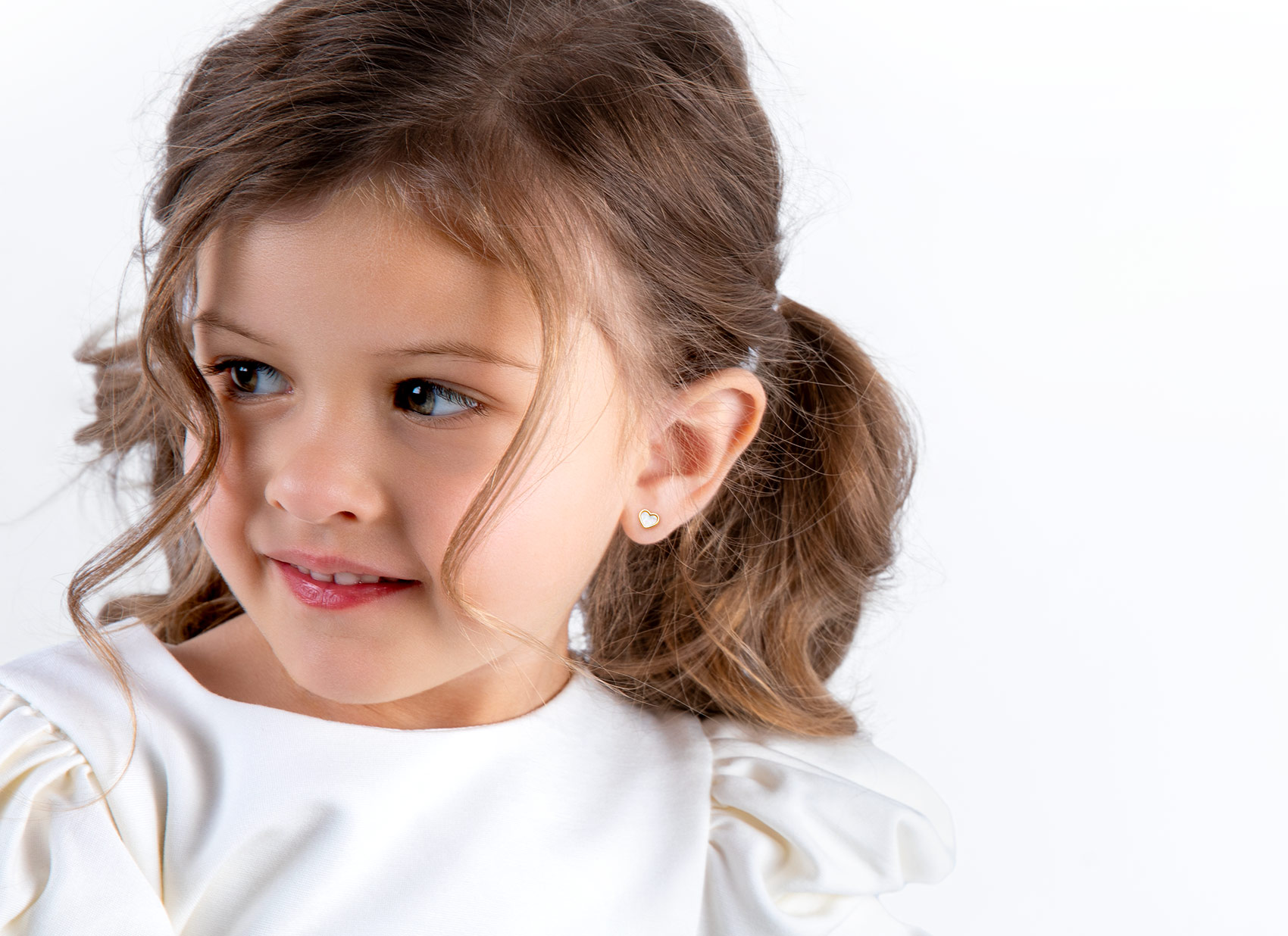 Earring Shown on 4 Year Old Girl