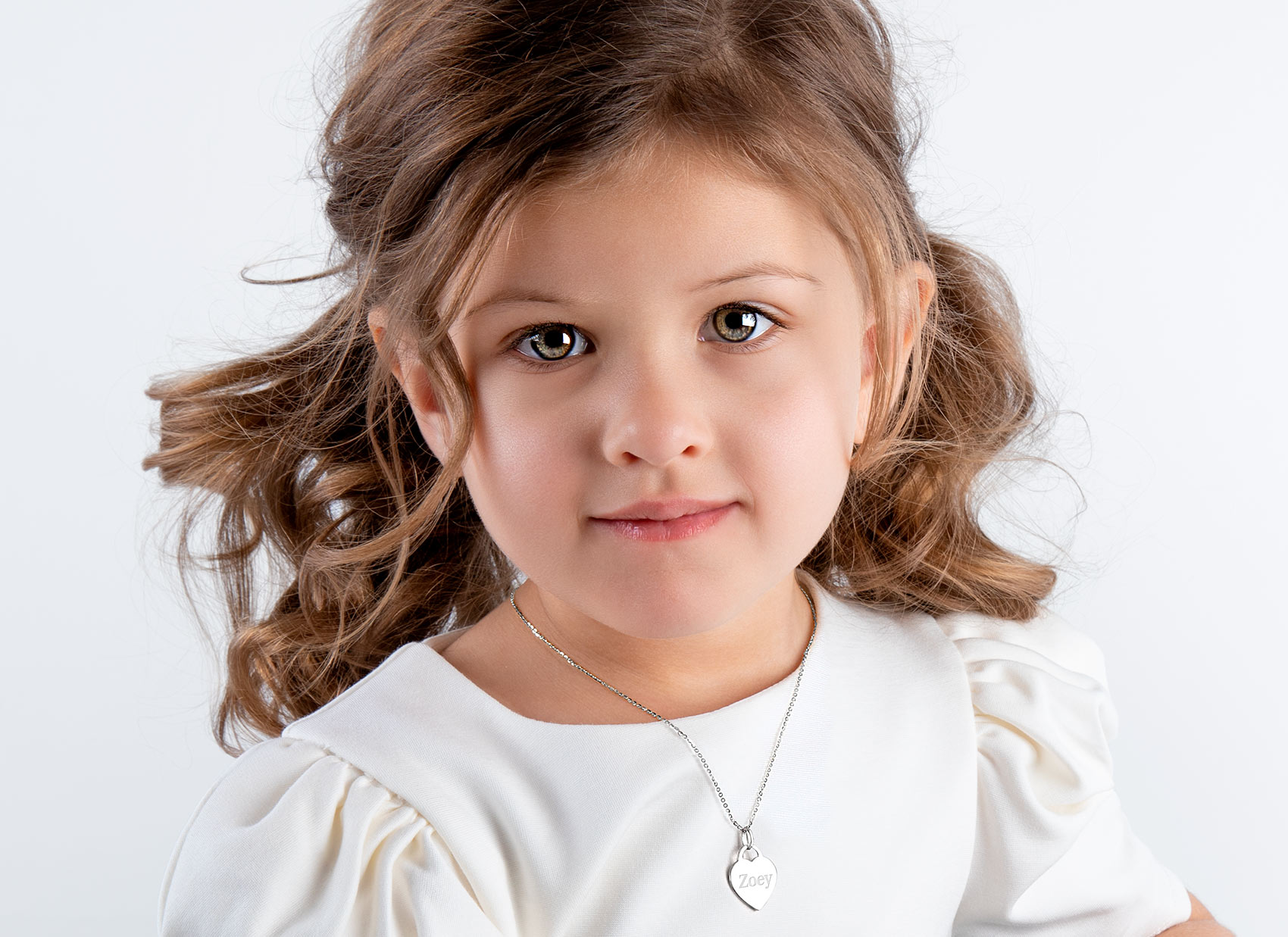 Example Necklace Shown on Child Model